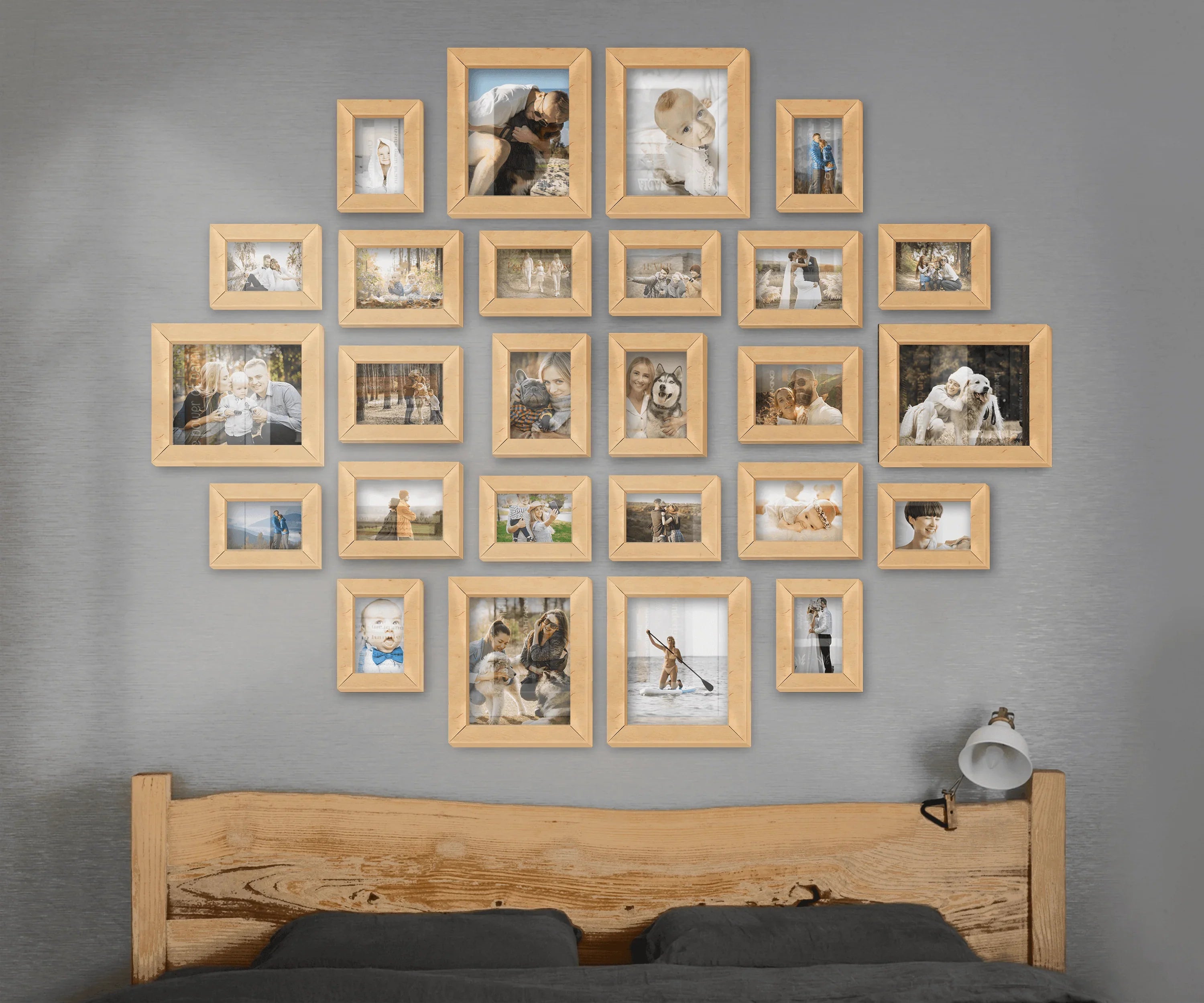 Extra Large Wall Art Gallery | Split Photo Frame Set | Picture Frames - The Frame Depot