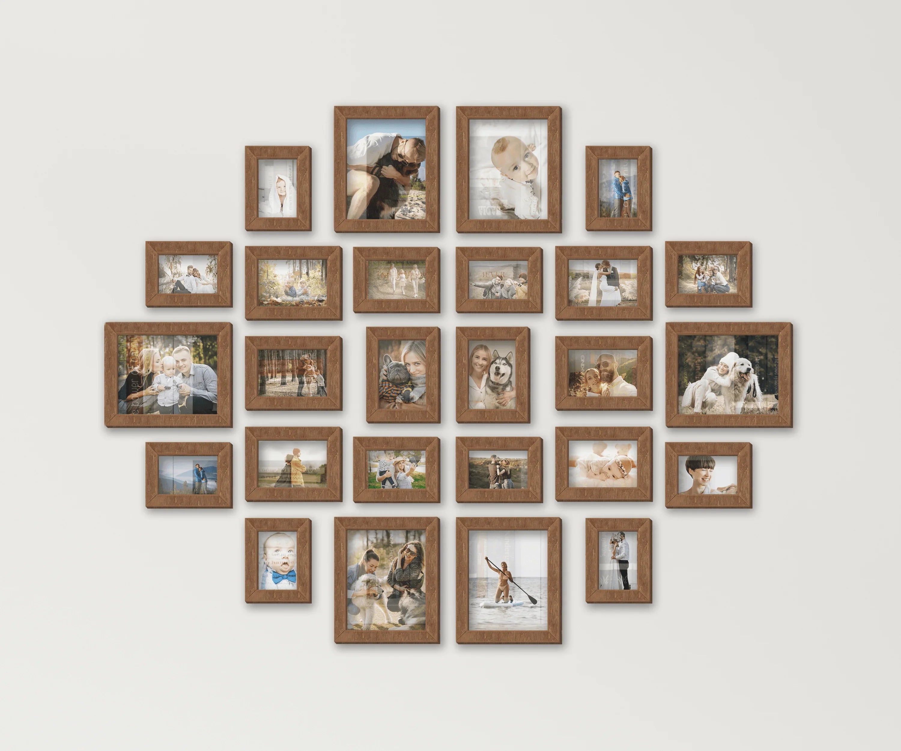 Extra Large Wall Art Gallery | Split Photo Frame Set | Picture Frames - The Frame Depot