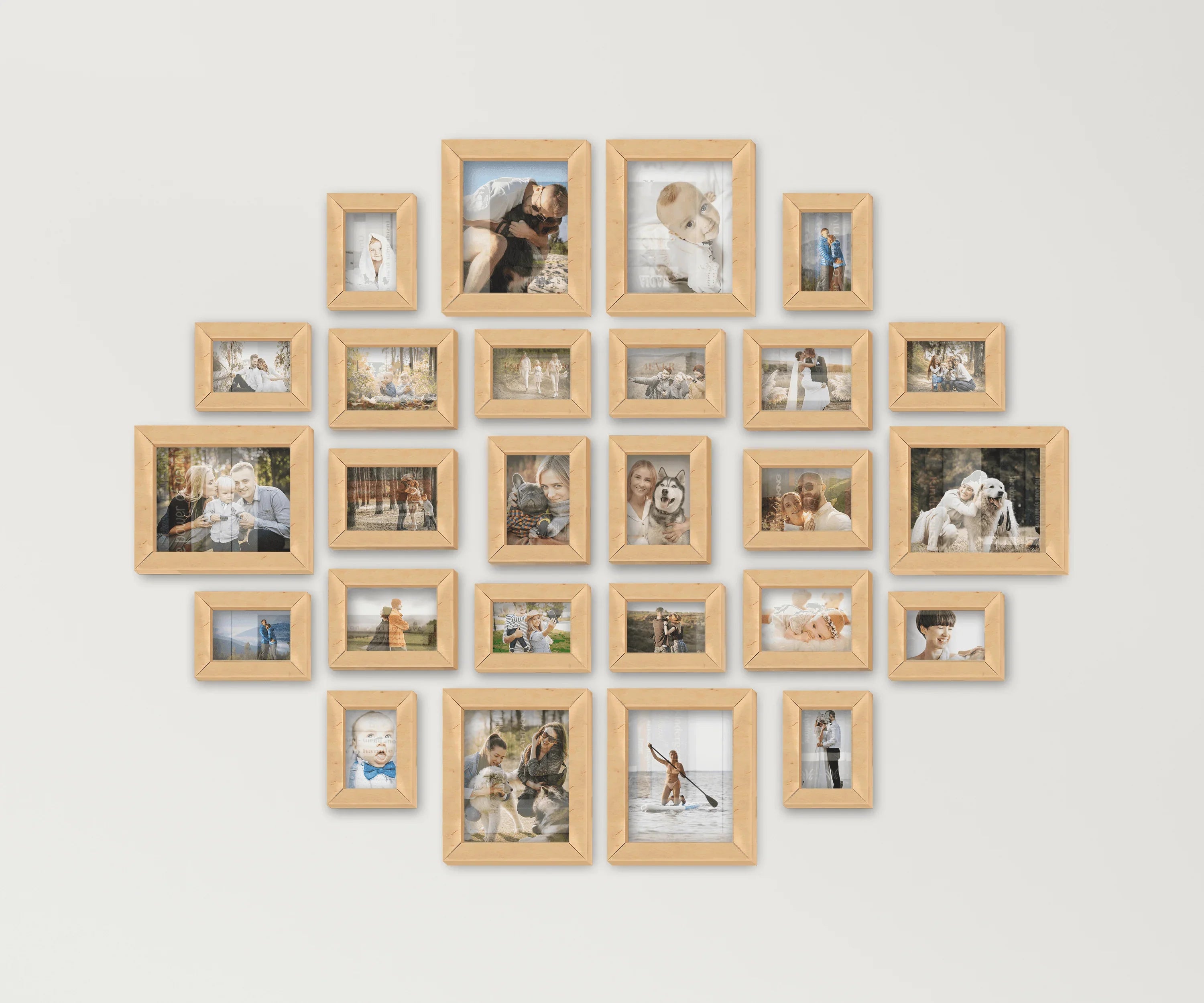 Extra Large Wall Art Gallery | Split Photo Frame Set | Picture Frames - The Frame Depot