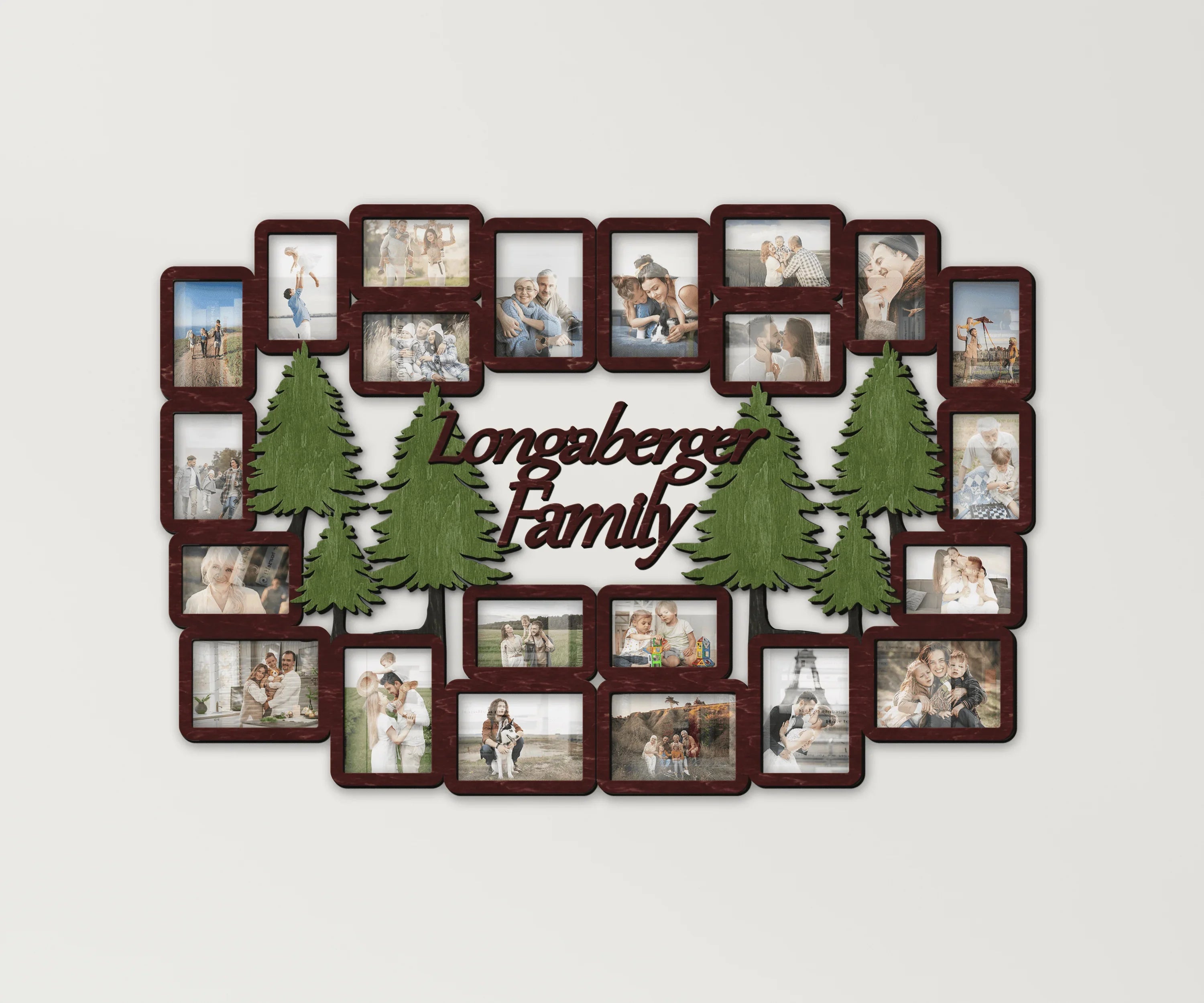Large Picture Frame Collage with Forest | Family tree frames - The Frame Depot