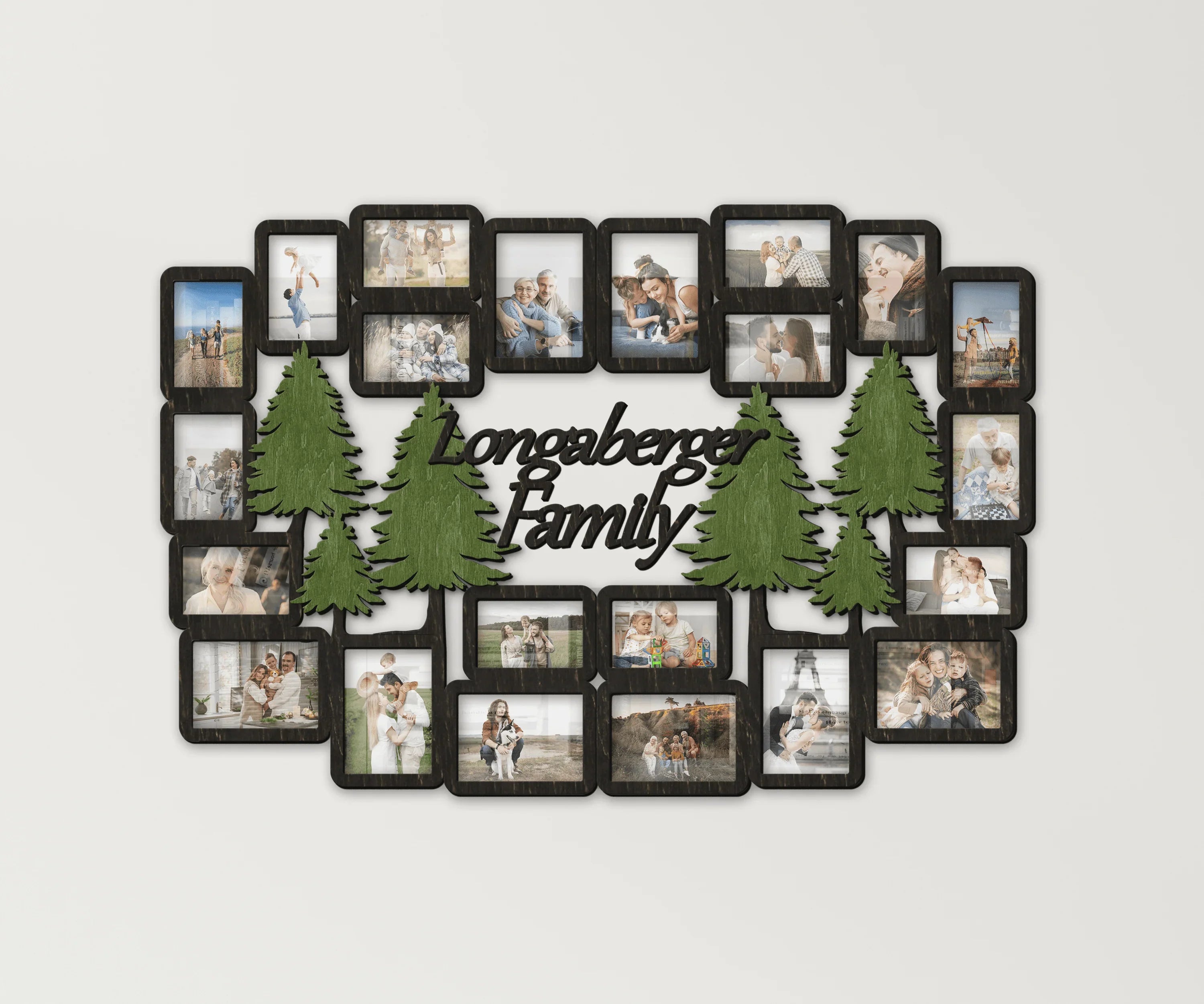 Large Picture Frame Collage with Forest | Family tree frames - The Frame Depot