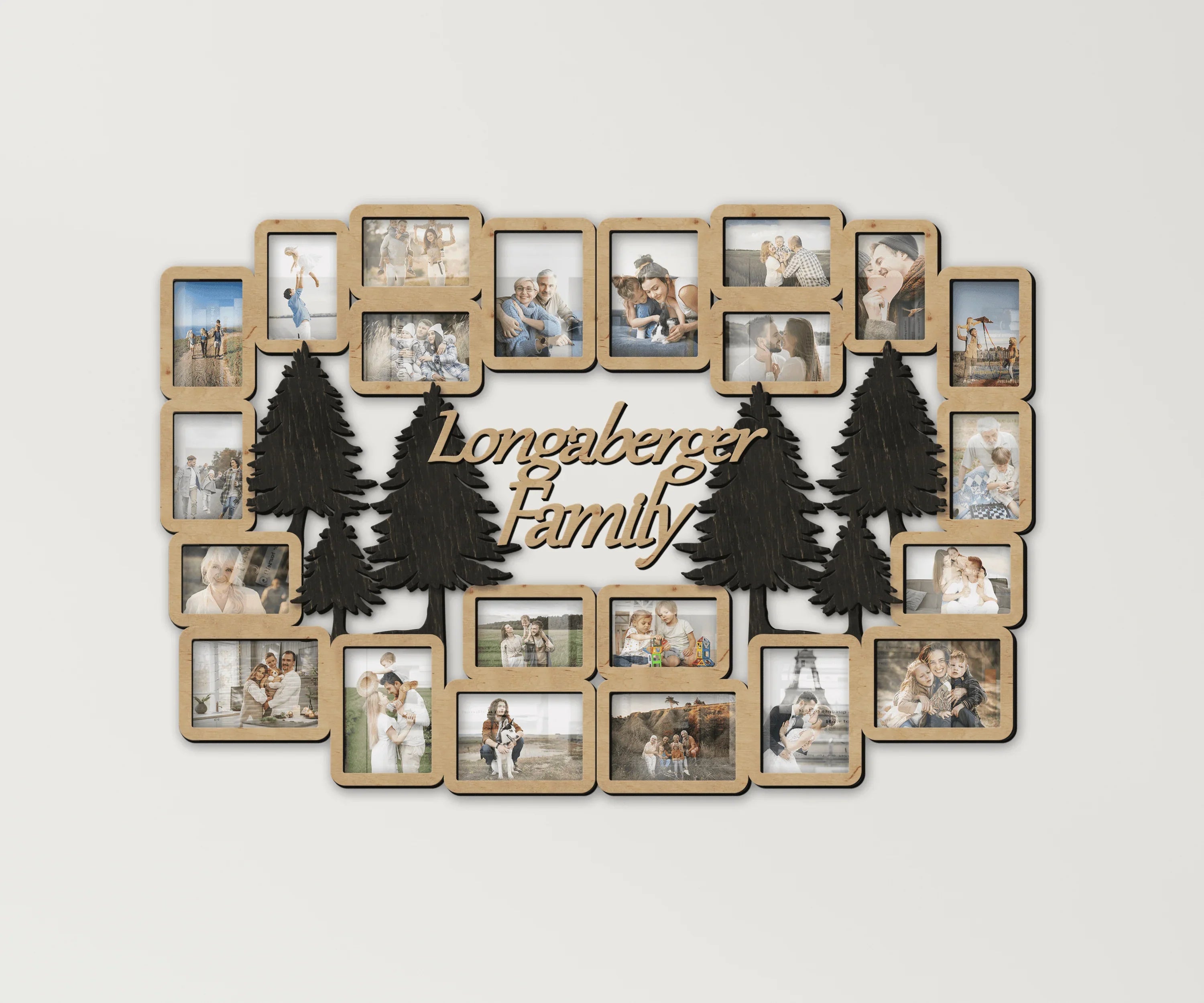 Large Picture Frame Collage with Forest | Family tree frames - The Frame Depot