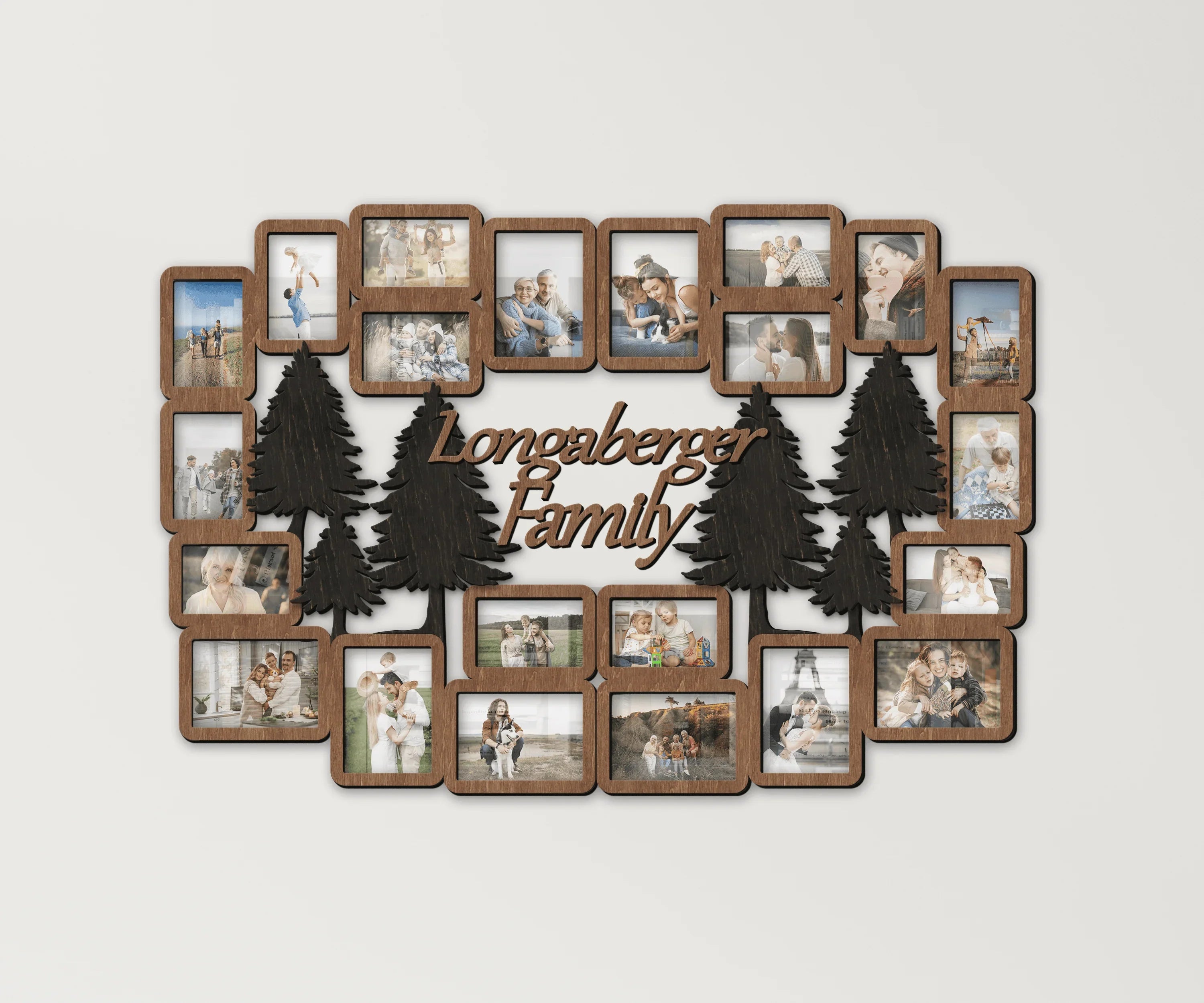 Large Picture Frame Collage with Forest | Family tree frames - The Frame Depot
