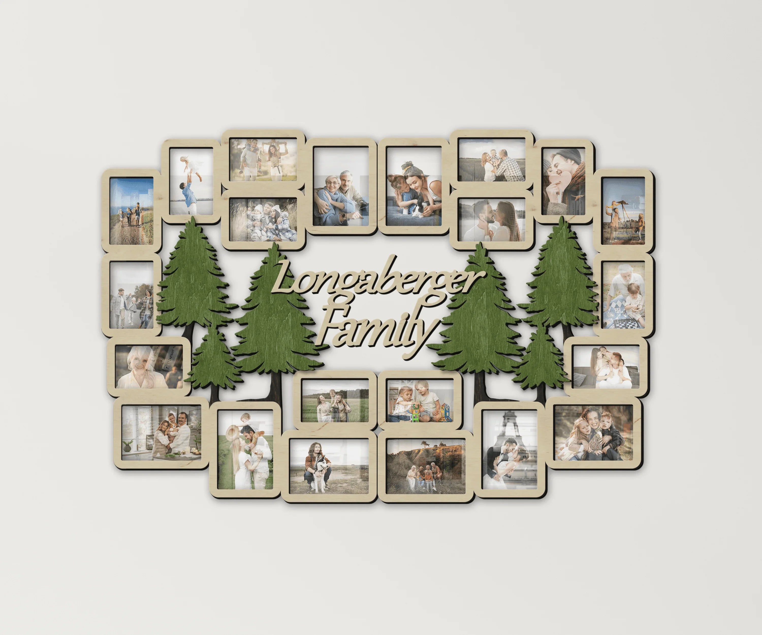 Large Picture Frame Collage with Forest | Family tree frames - The Frame Depot