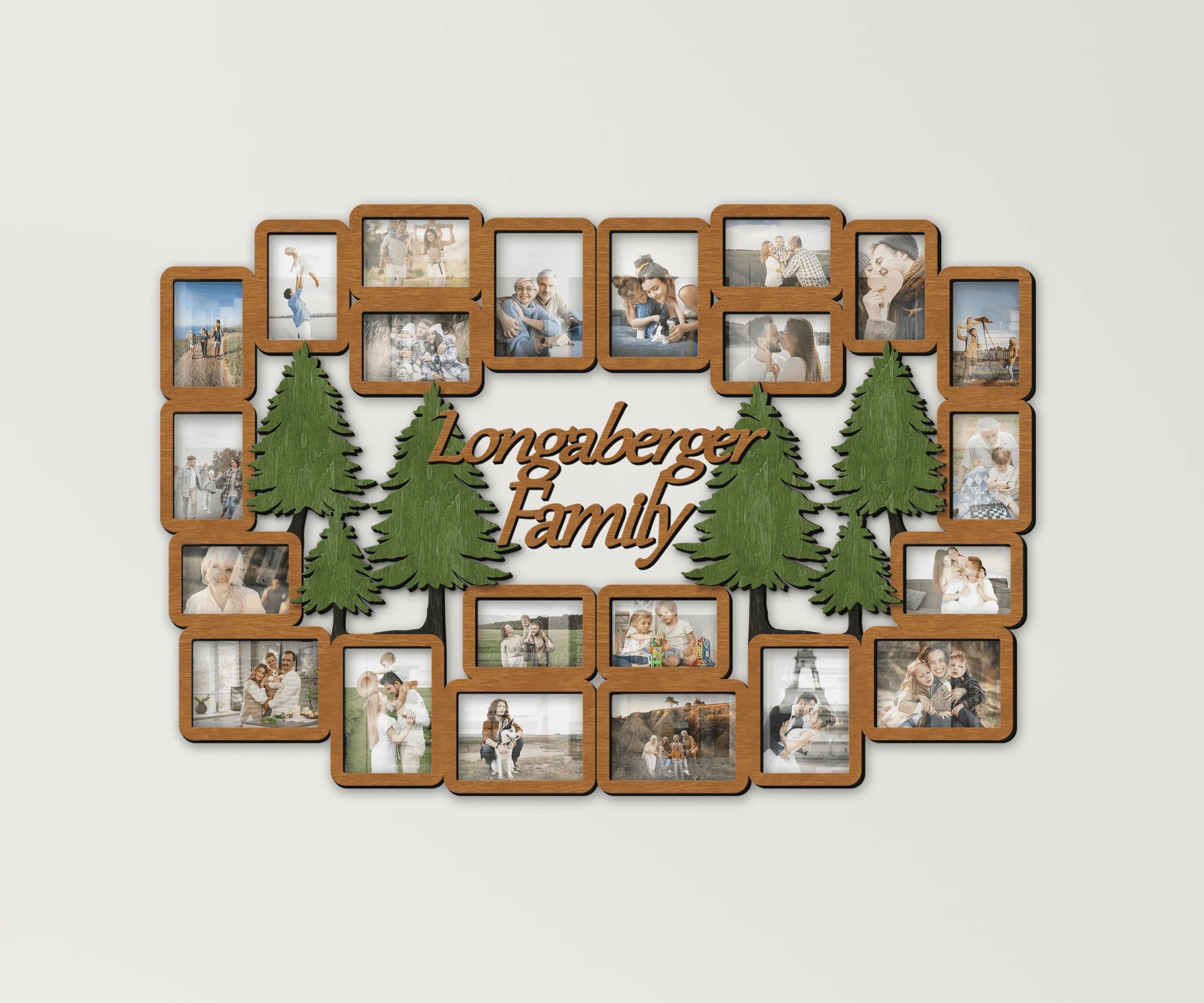 Large Picture Frame Collage with Forest | Family tree frames - The Frame Depot