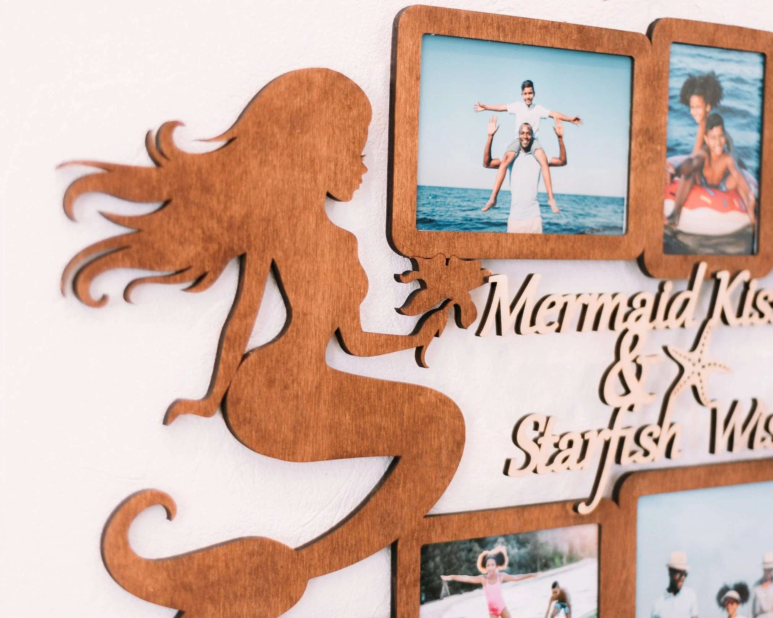 Mermaid Photo Frame | Personalized Family Collage - The Frame Depot