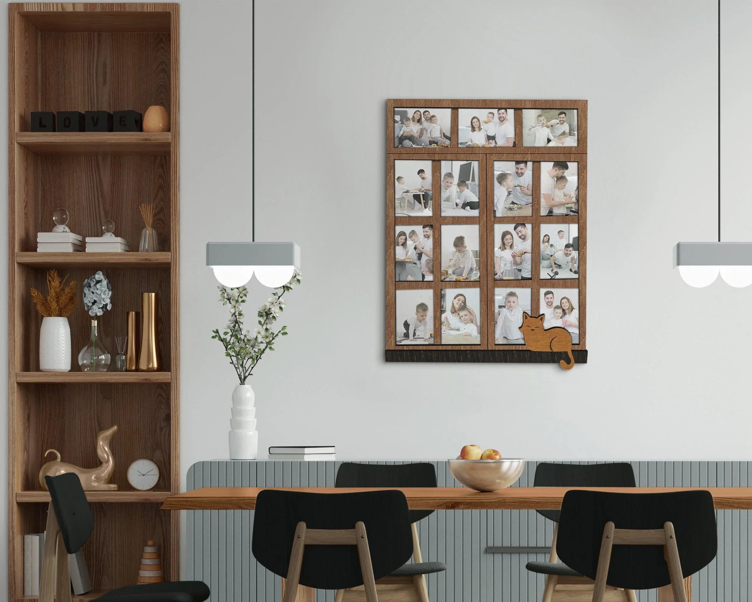 Rustic Window Frame Collage | Picture Frames - The Frame Depot