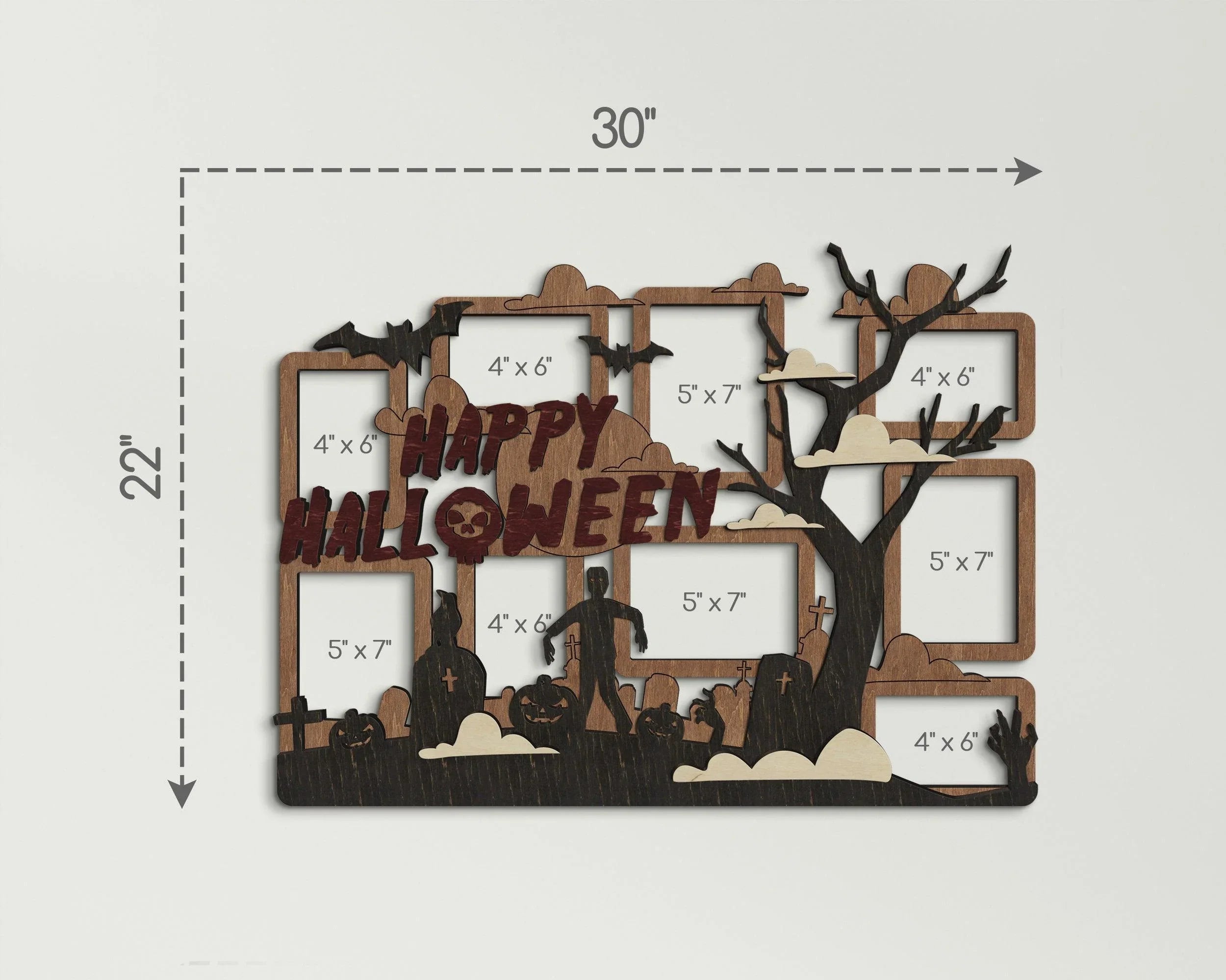Halloween-Themed Picture Frame Collage - The Frame Depot