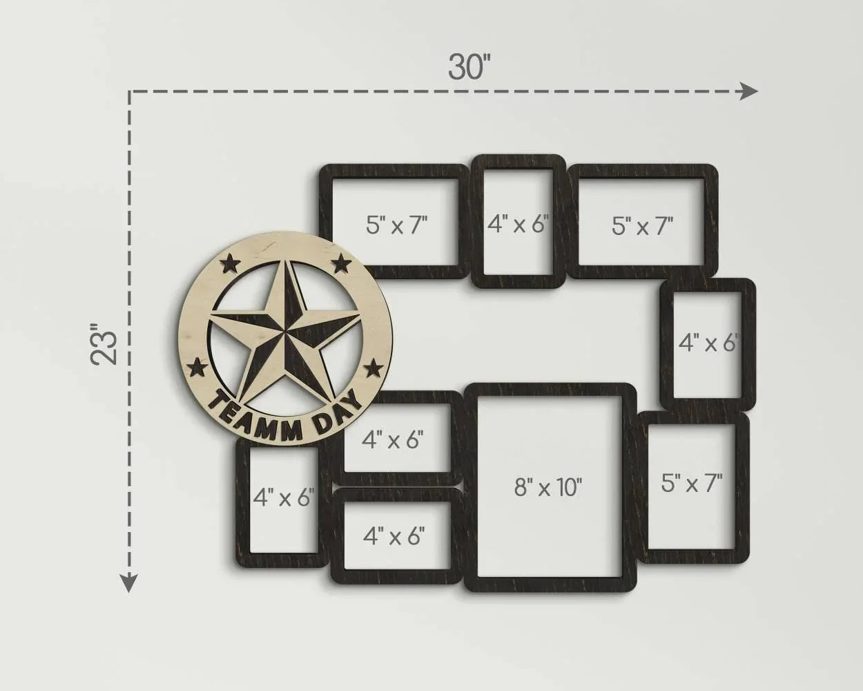 Texas Star Picture Frame Collage - The Frame Depot