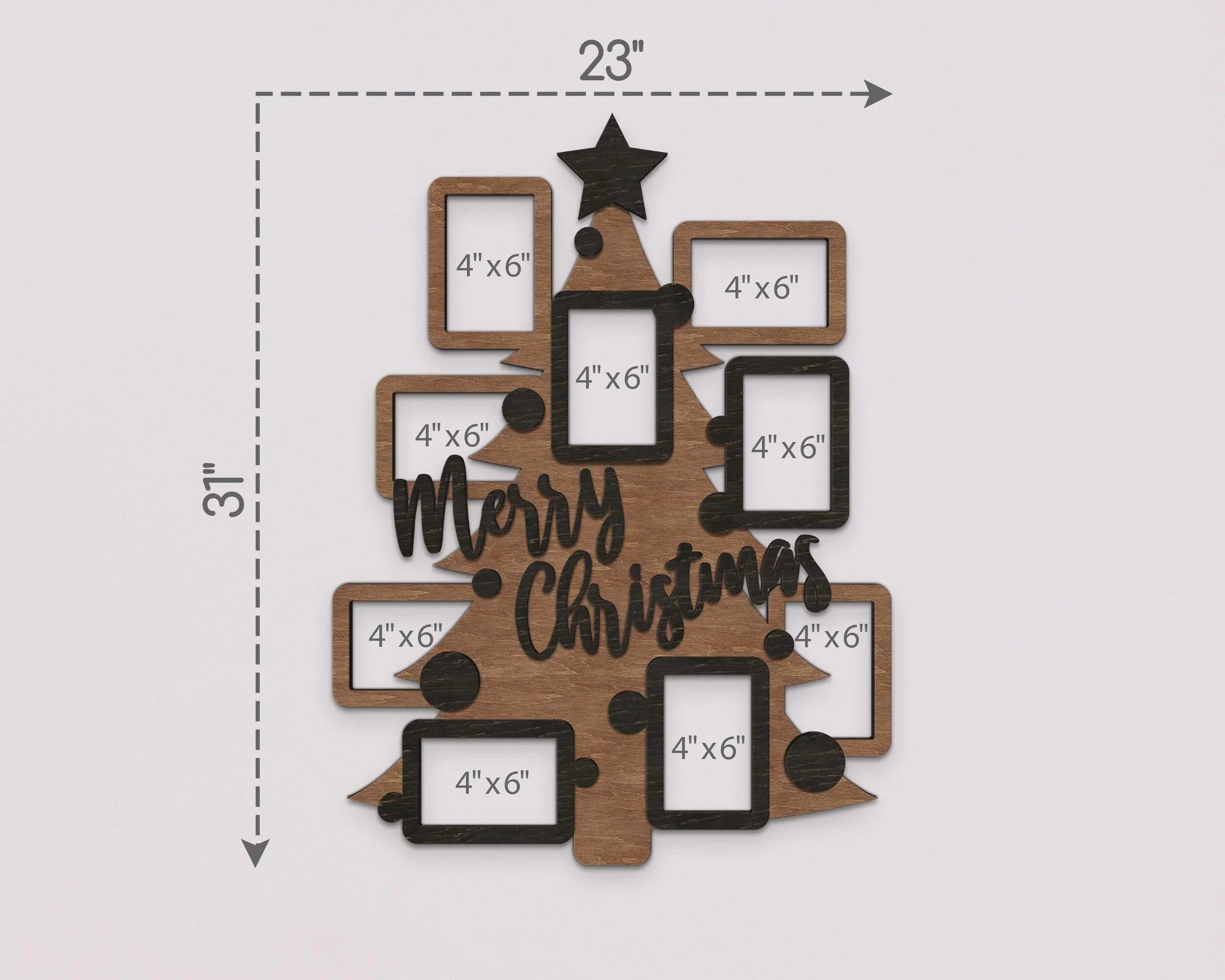 Christmas picture frame | Christmas tree decor | Photo collage - The Frame Depot