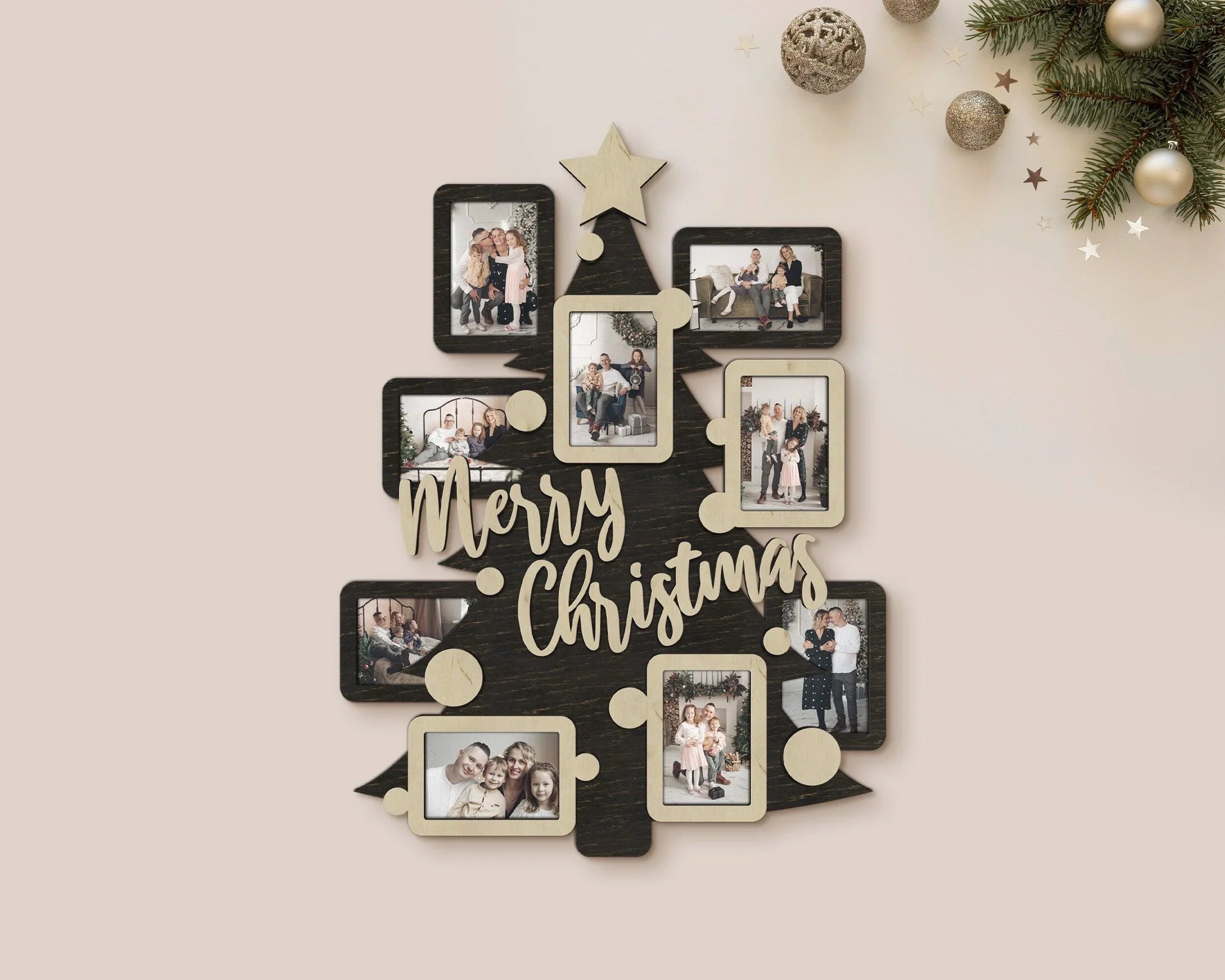 Christmas picture frame | Christmas tree decor | Photo collage - The Frame Depot