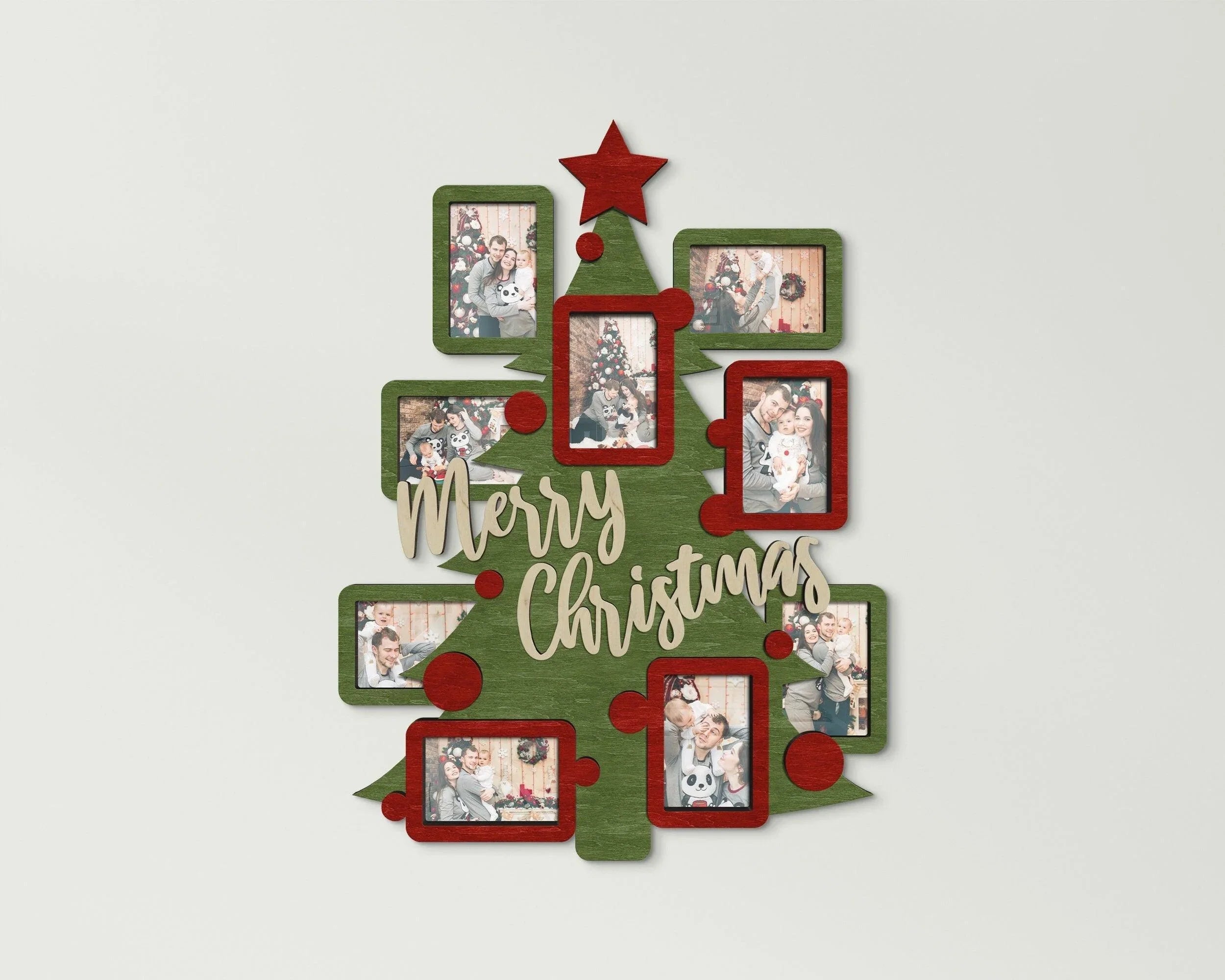 Christmas picture frame | Christmas tree decor | Photo collage - The Frame Depot