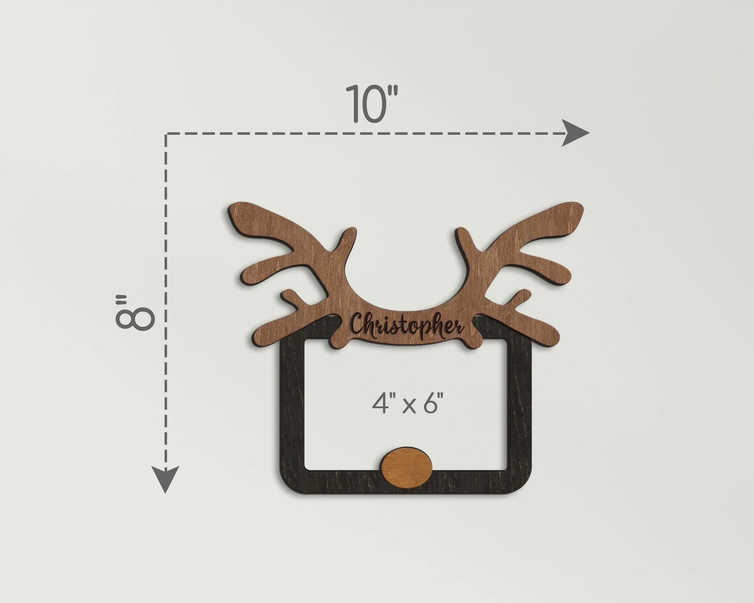 Reindeer Photo Frame | Rudolph Deer Picture Frame - The Frame Depot