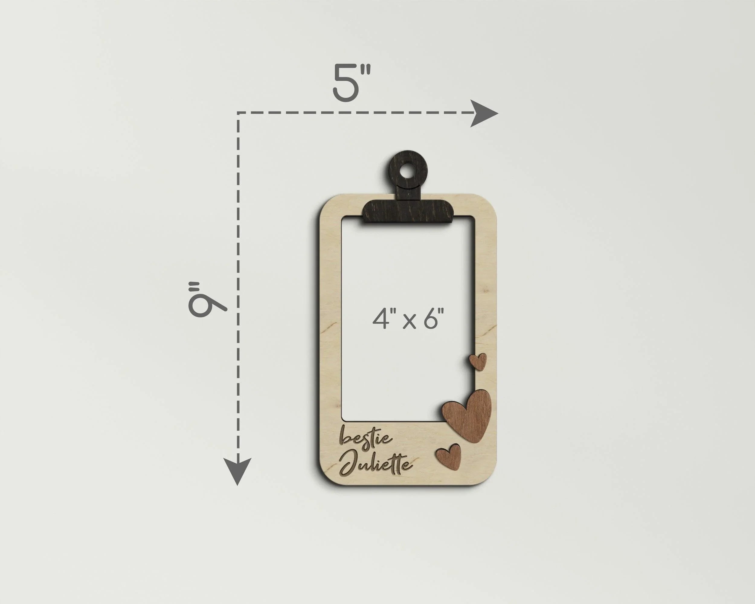 Personalized Clipboard Photo Frame | 4x6 Picture Frame - The Frame Depot