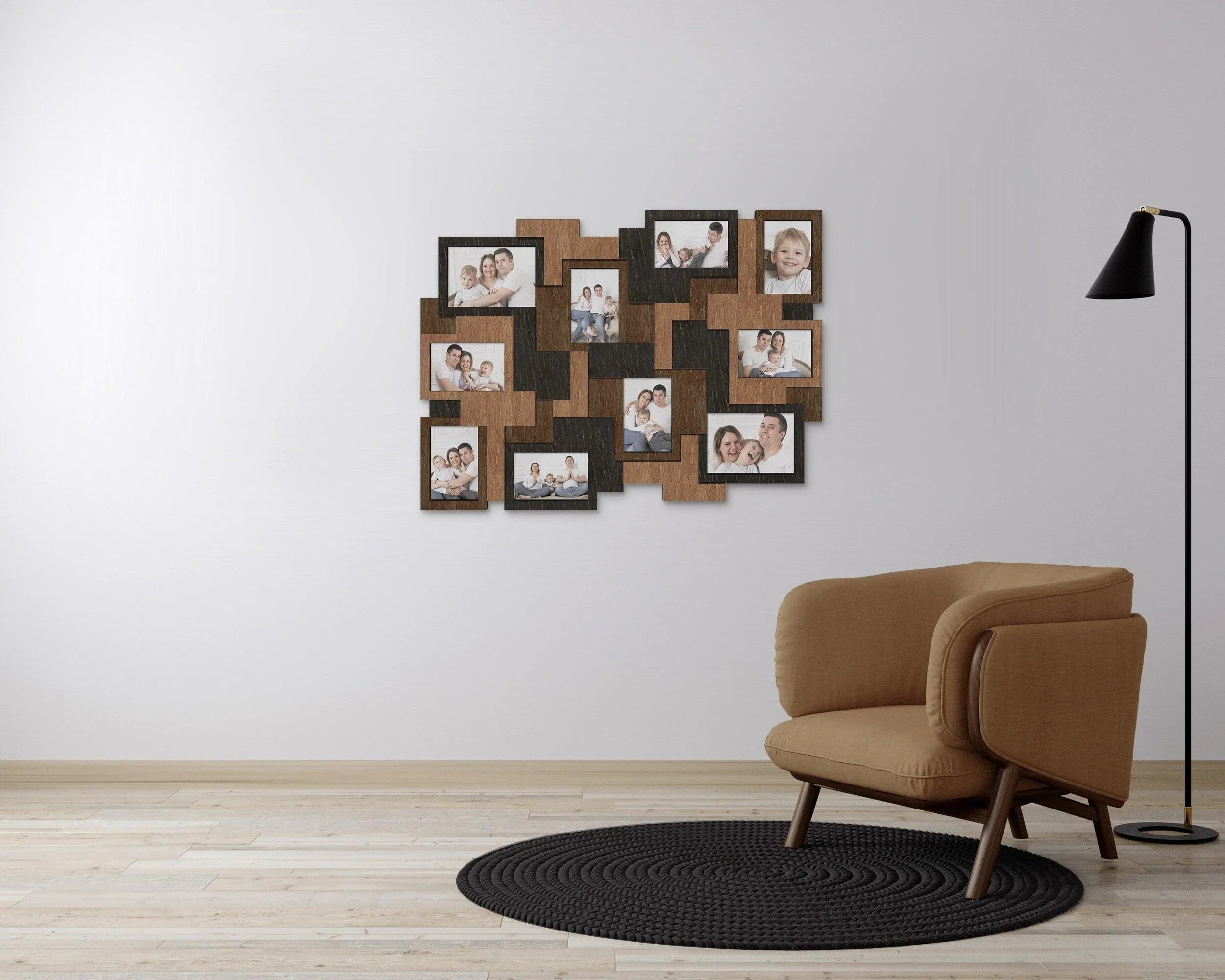 Abstract Photo Frame Collage | Custom Multi Picture Frames - The Frame Depot