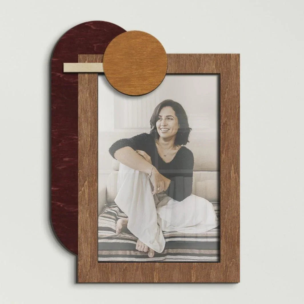 Modern Abstract Photo Frame | Rustic Picture Frame - The Frame Depot