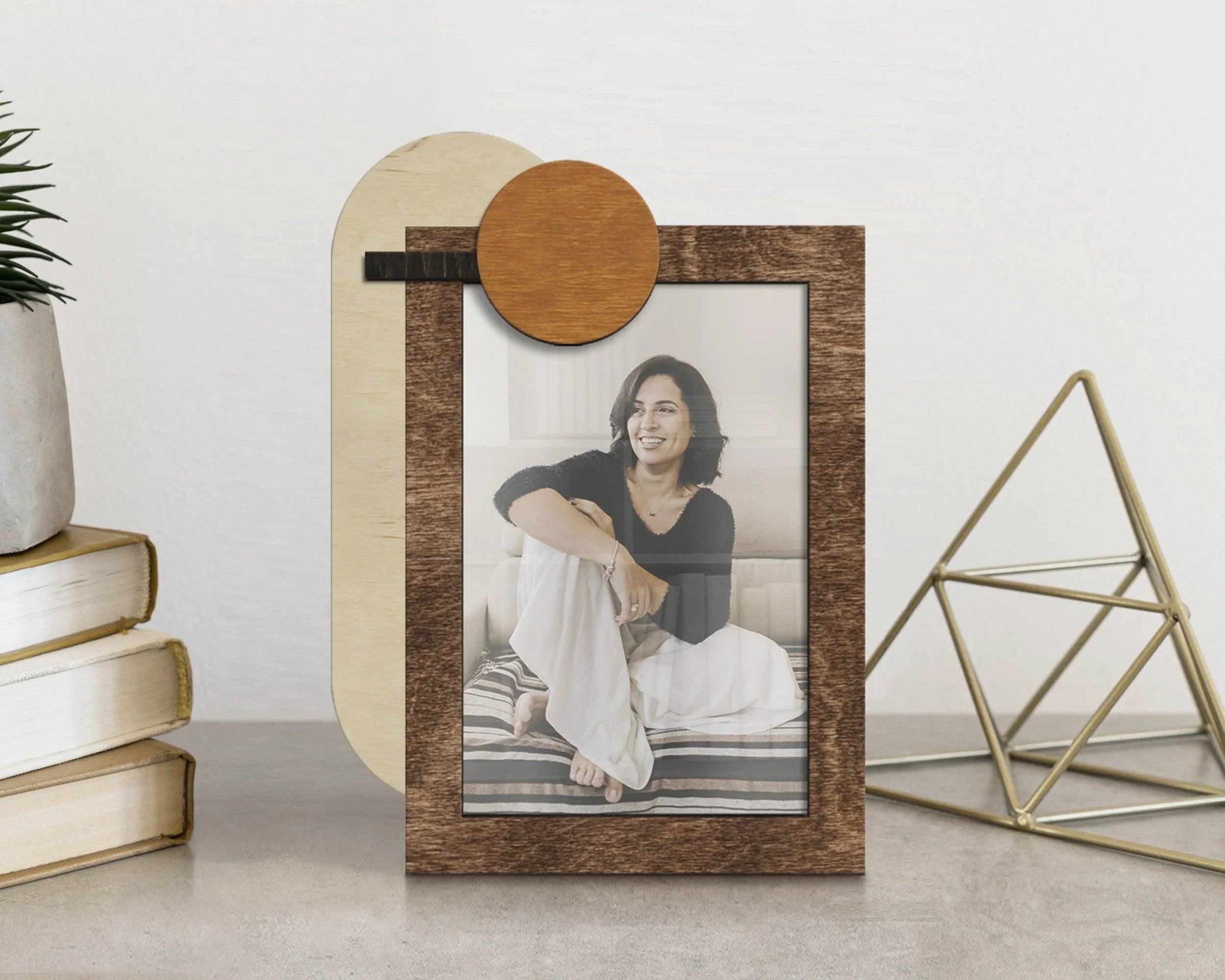 Modern Abstract Photo Frame | Rustic Picture Frame - The Frame Depot