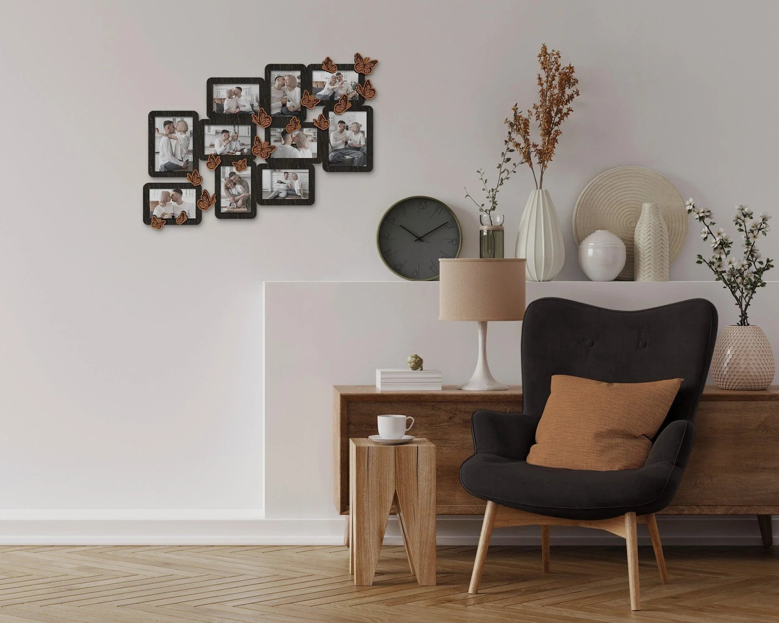Butterfly Picture Frame Collage | Engraved Photo frames - The Frame Depot