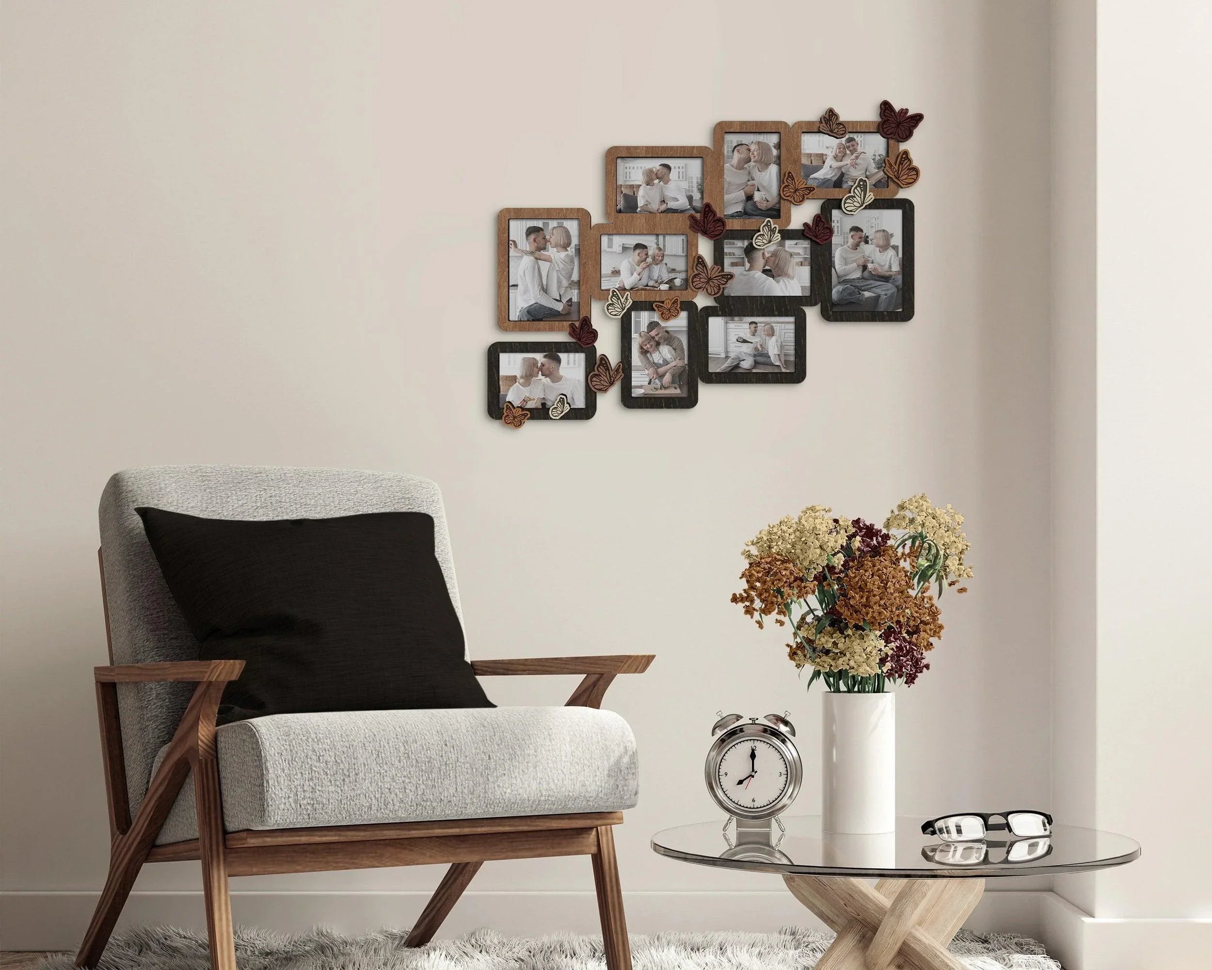 Butterfly Picture Frame Collage | Engraved Photo frames - The Frame Depot