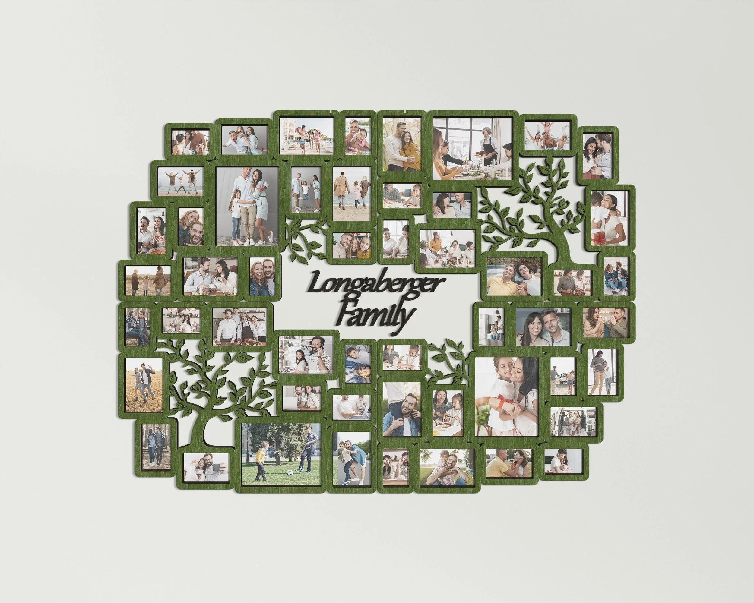 Personalized photo collage | Custom family tree | Large picture frame collage - The Frame Depot