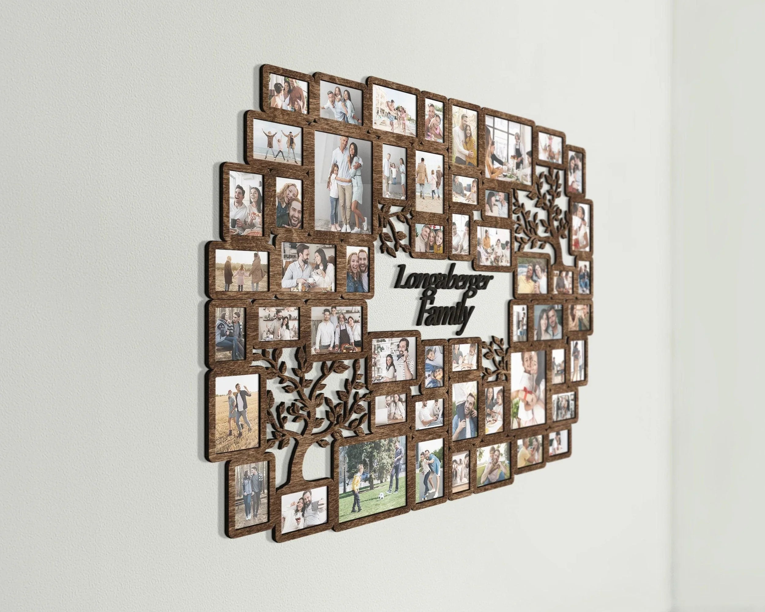 Personalized photo collage | Custom family tree | Large picture frame collage - The Frame Depot