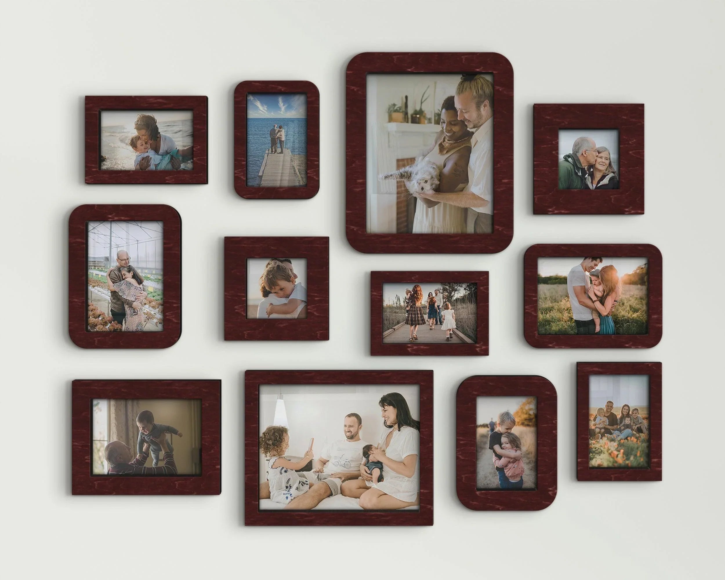 Custom Gallery Wall Frames | Photo Frame Collage | 12 piece Picture Frame Set - The Frame Depot