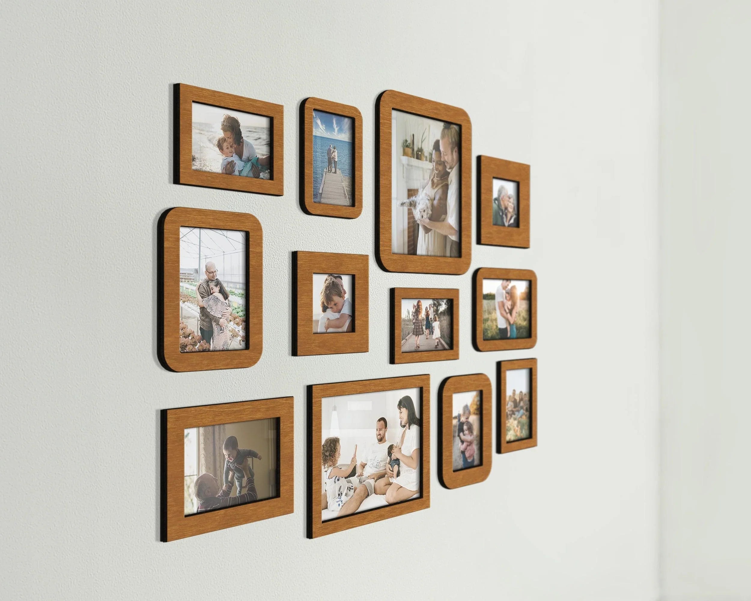 Custom Gallery Wall Frames | Photo Frame Collage | 12 piece Picture Frame Set - The Frame Depot