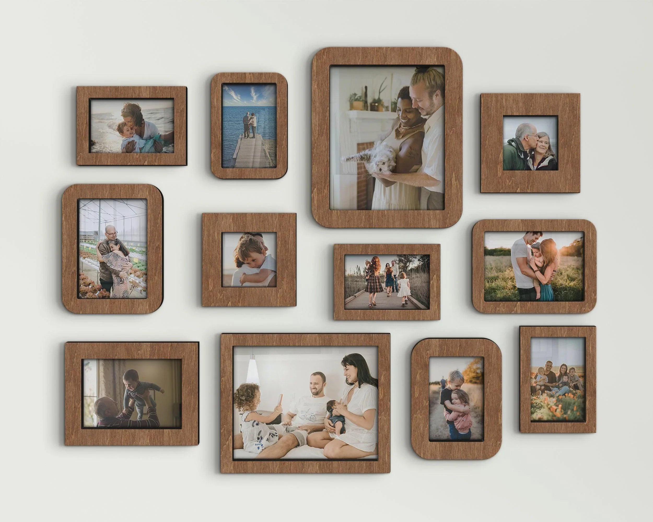 Custom Gallery Wall Frames | Photo Frame Collage | 12 piece Picture Frame Set - The Frame Depot