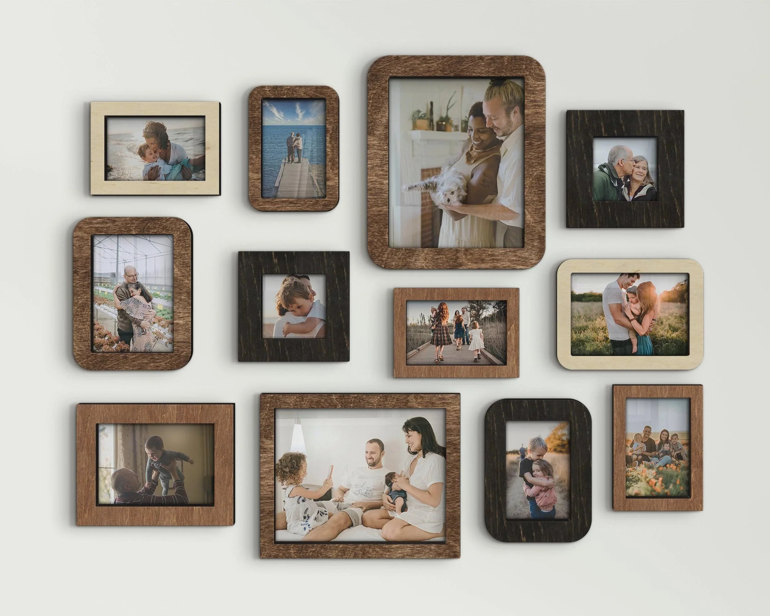 Custom Gallery Wall Frames | Photo Frame Collage | 12 piece Picture Frame Set - The Frame Depot
