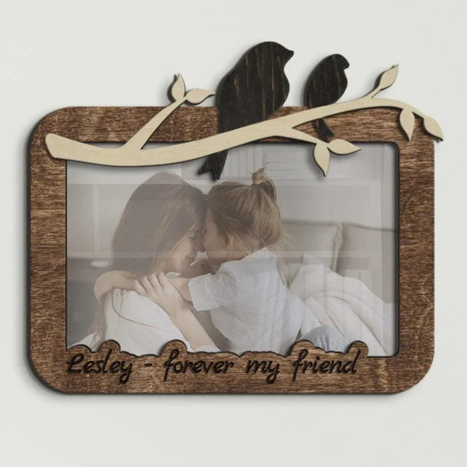 Bird-themed Photo Frame | Forever my Friend Sign - The Frame Depot