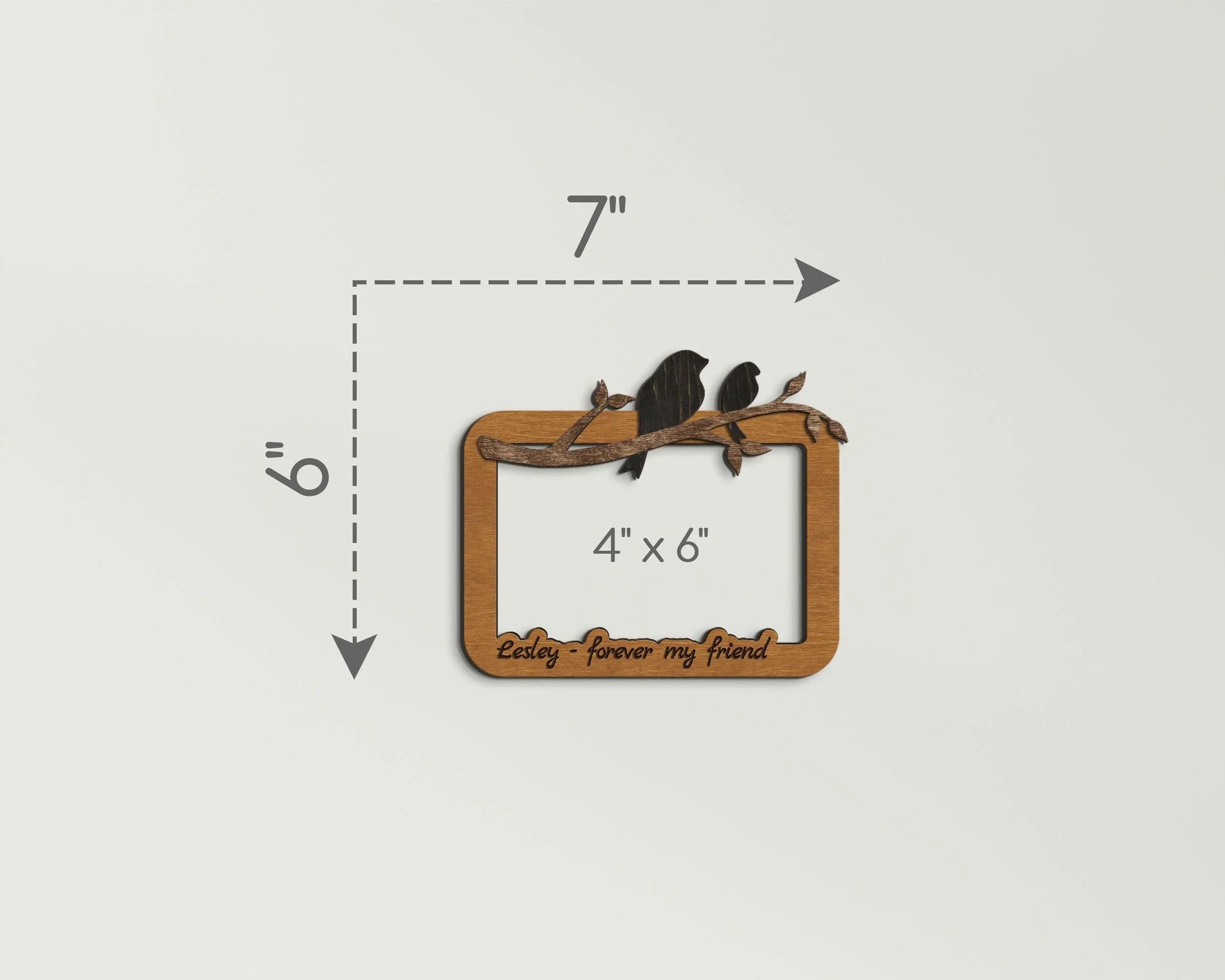 Bird-themed Photo Frame | Forever my Friend Sign - The Frame Depot