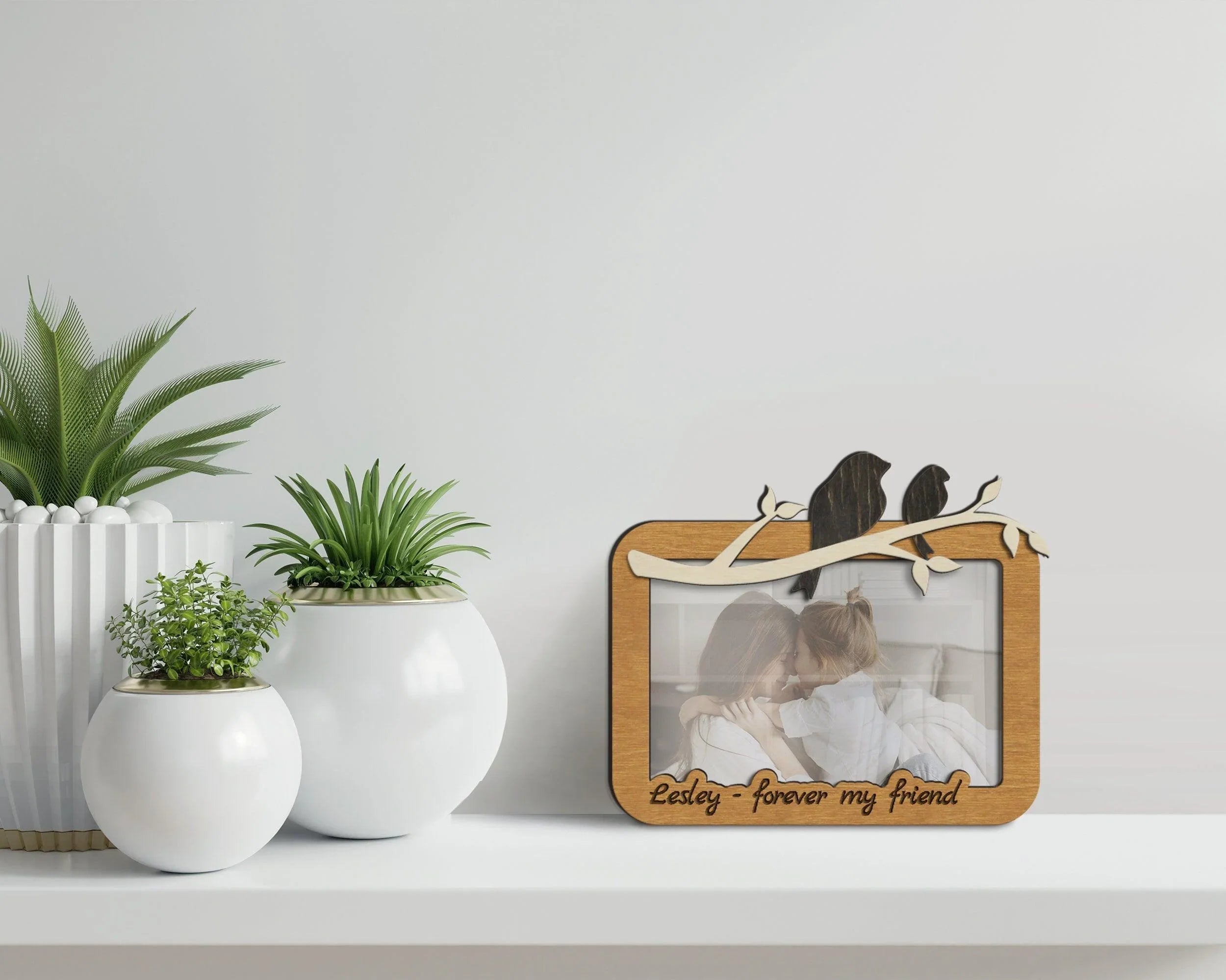 Bird-themed Photo Frame | Forever my Friend Sign - The Frame Depot