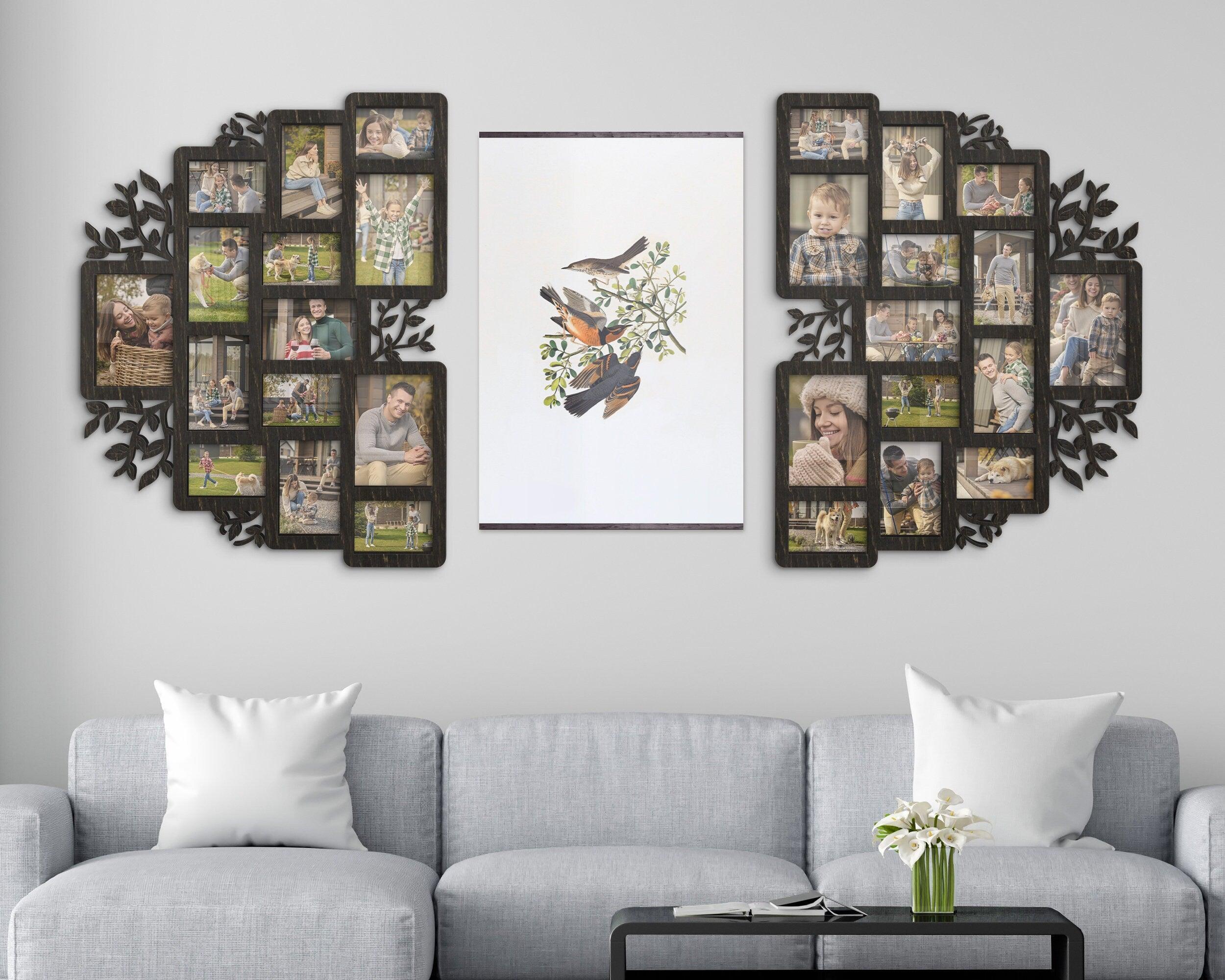 Split Picture Collage | Family Tree Wall Art | Custom Photo Frame Gallery - The Frame Depot