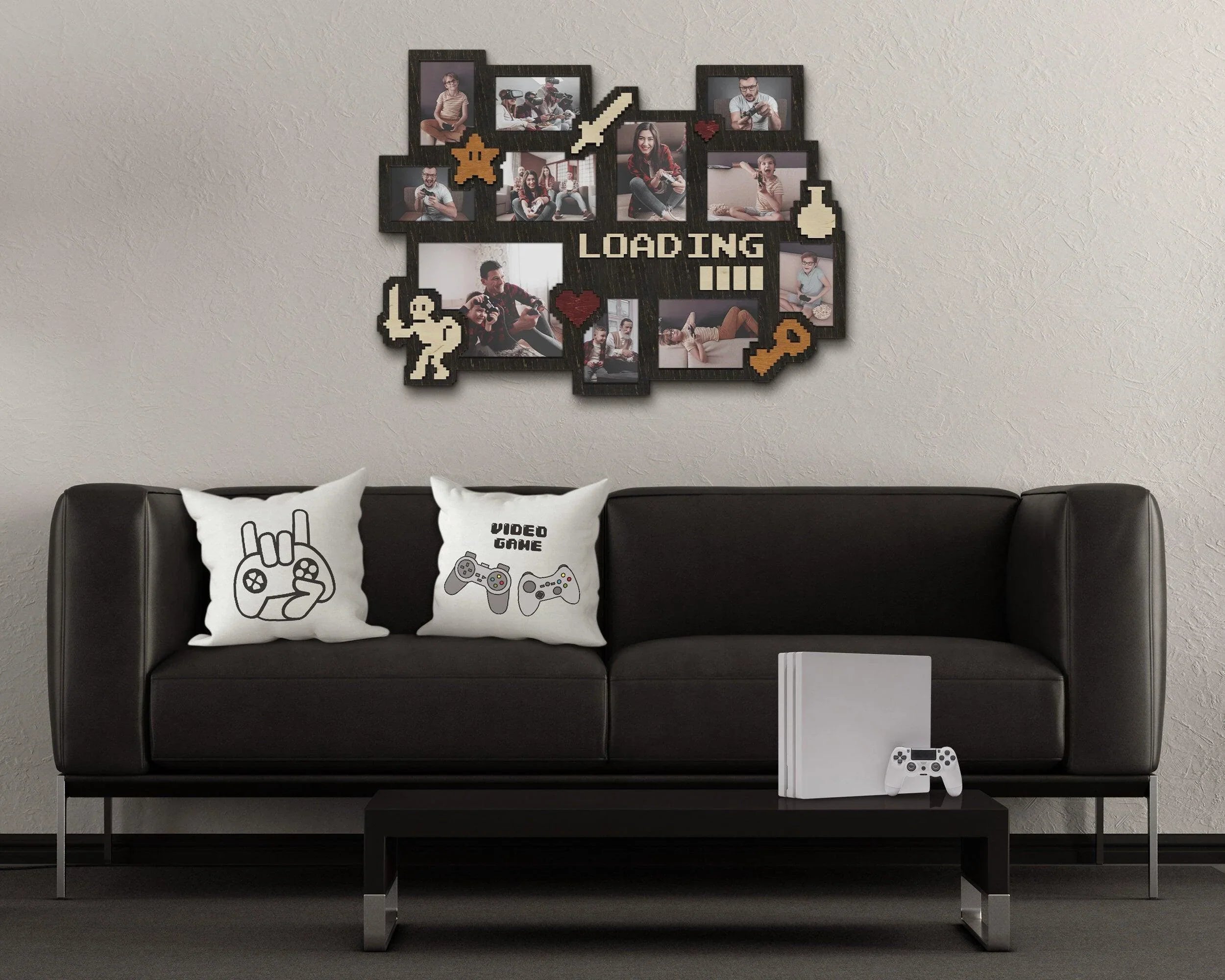 Gaming Picture Frame Collage | Minecraft Loading Bar - The Frame Depot