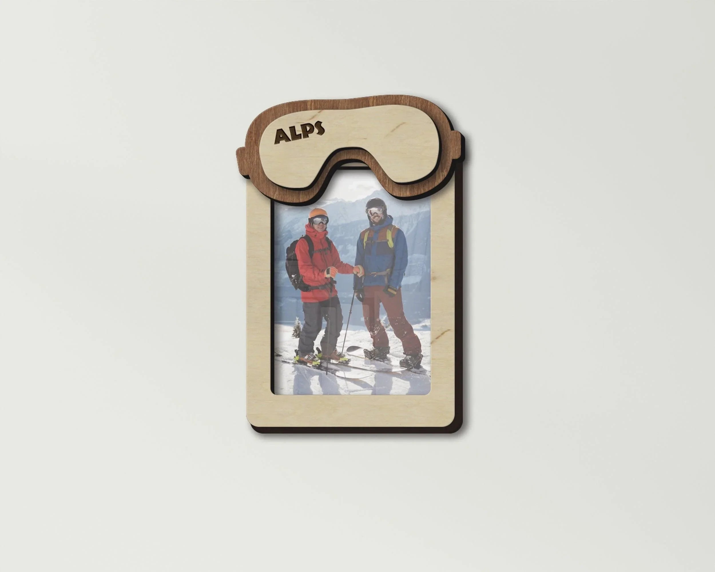 Ski Mask Photo Frame | Personalized Snowboarding Frame - The Frame Depot
