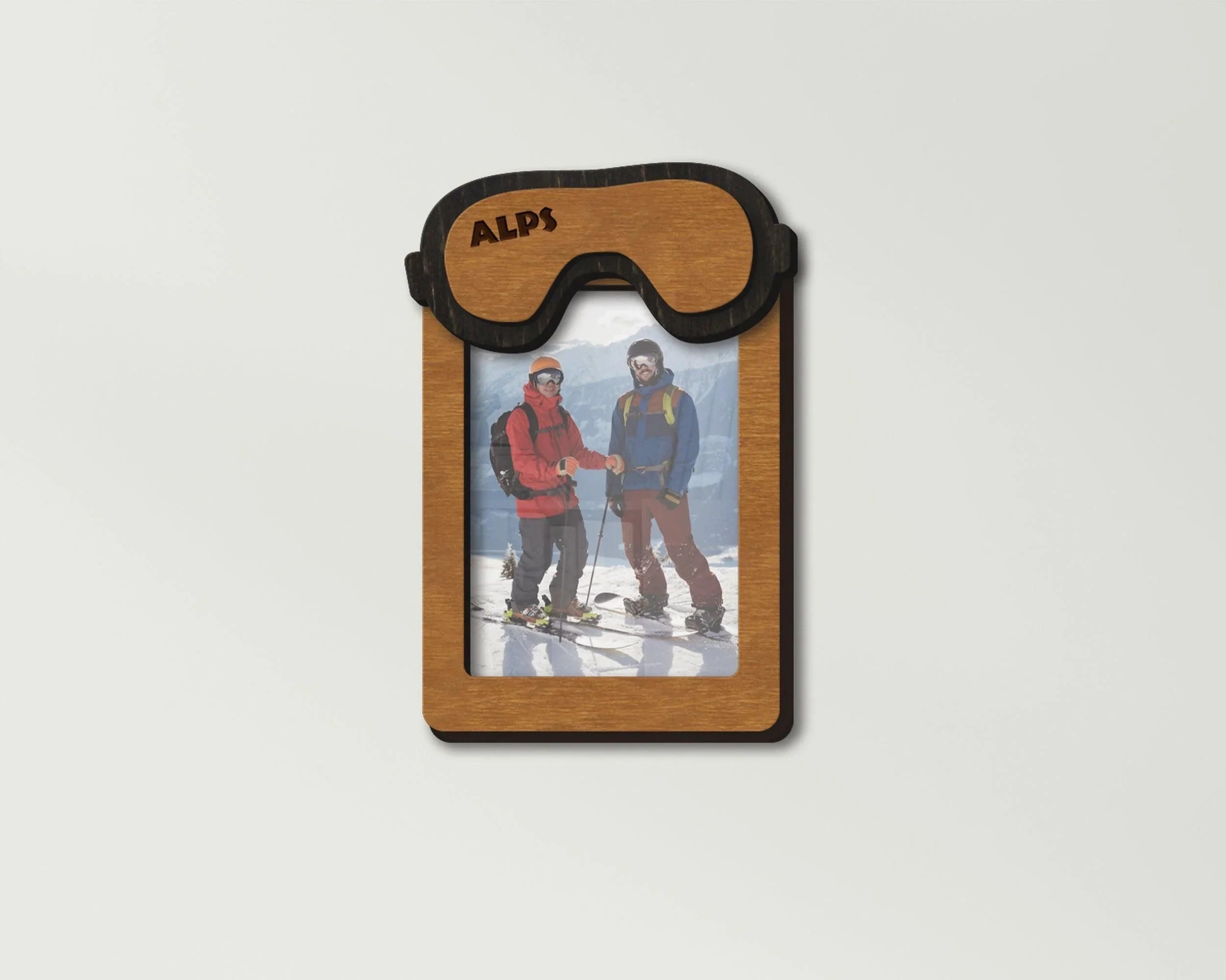 Ski Mask Photo Frame | Personalized Snowboarding Frame - The Frame Depot