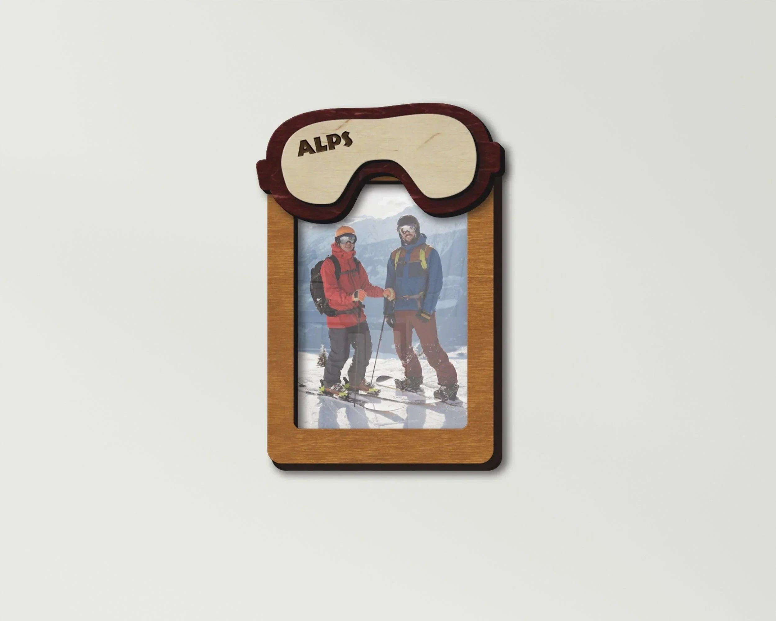 Ski Mask Photo Frame | Personalized Snowboarding Frame - The Frame Depot