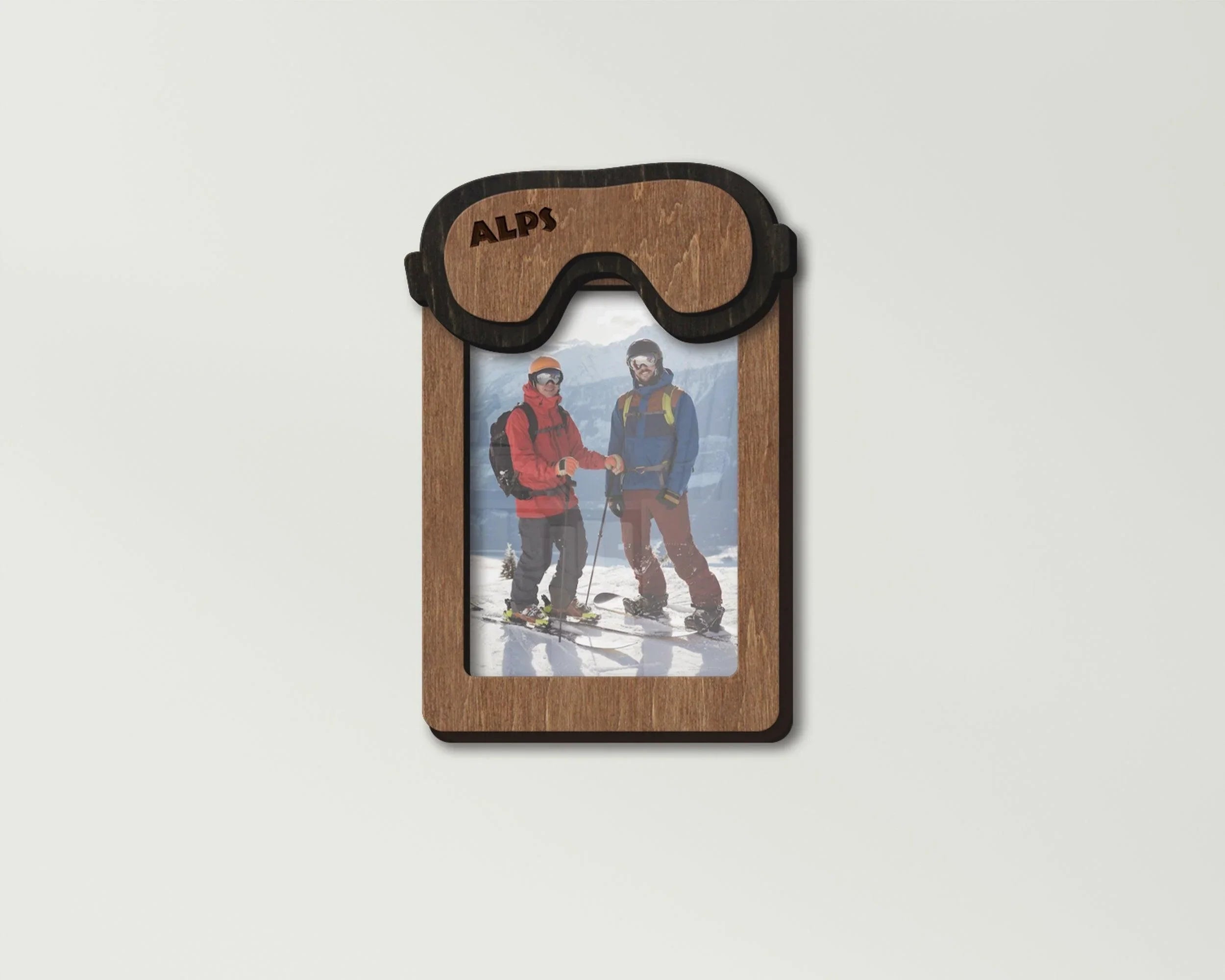 Ski Mask Photo Frame | Personalized Snowboarding Frame - The Frame Depot