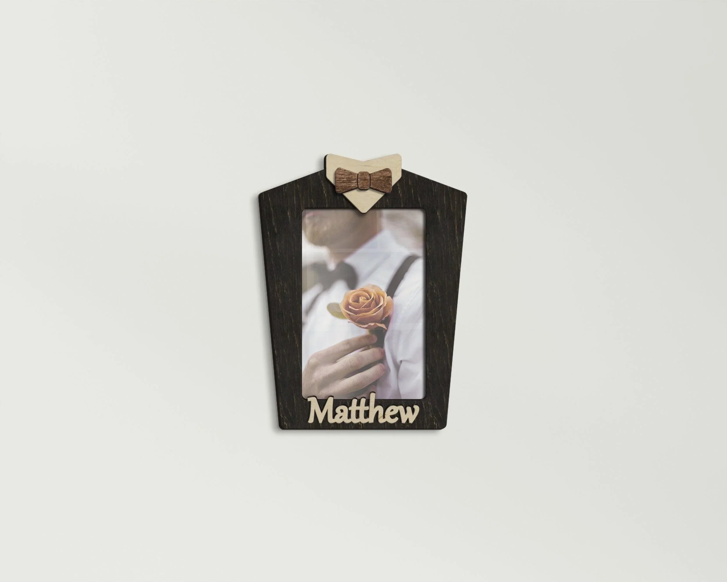 Personalized Wedding Suit Frame | Unique Groomsman & Best Man Gift - The Frame Depot