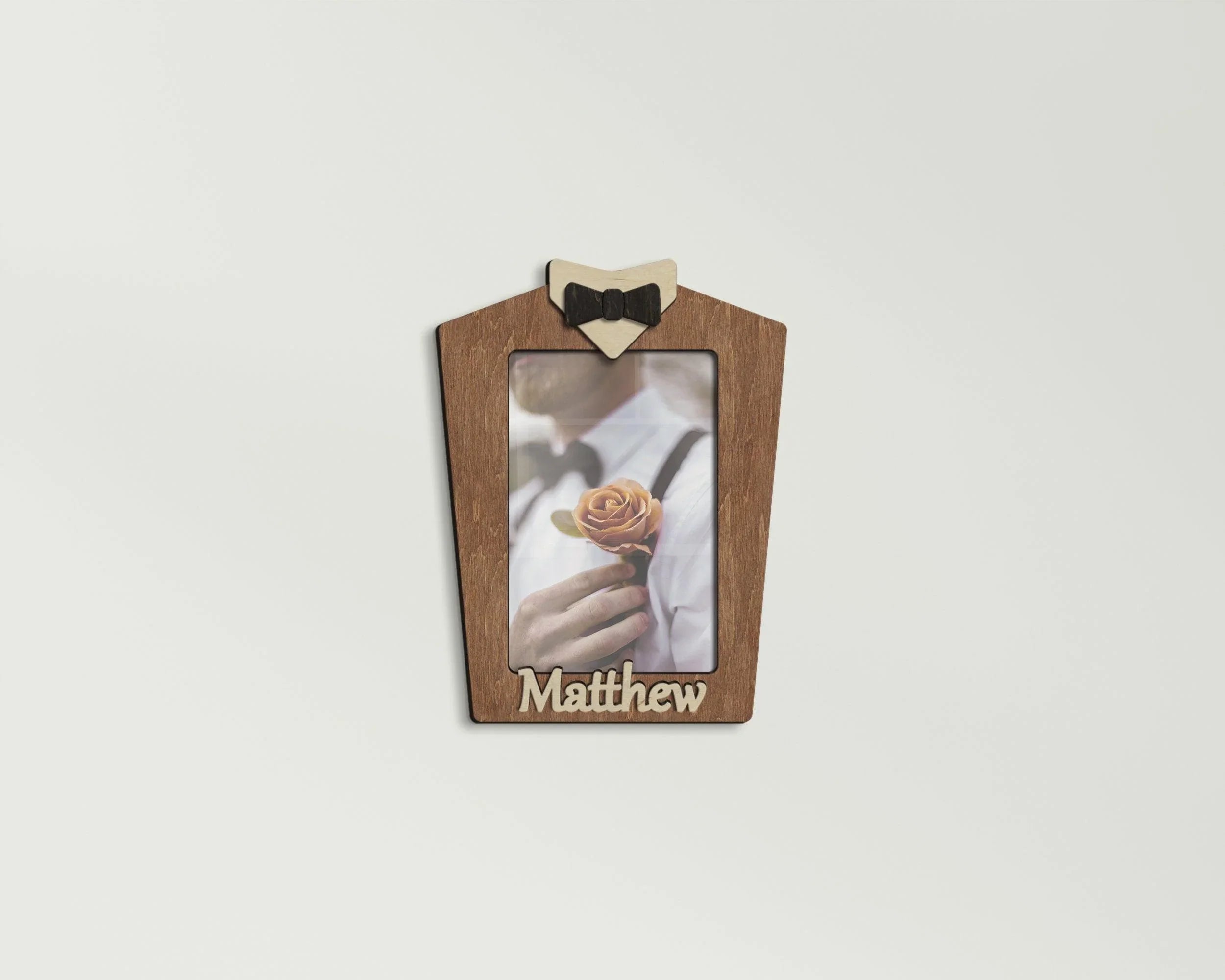 Personalized Wedding Suit Frame | Unique Groomsman & Best Man Gift - The Frame Depot