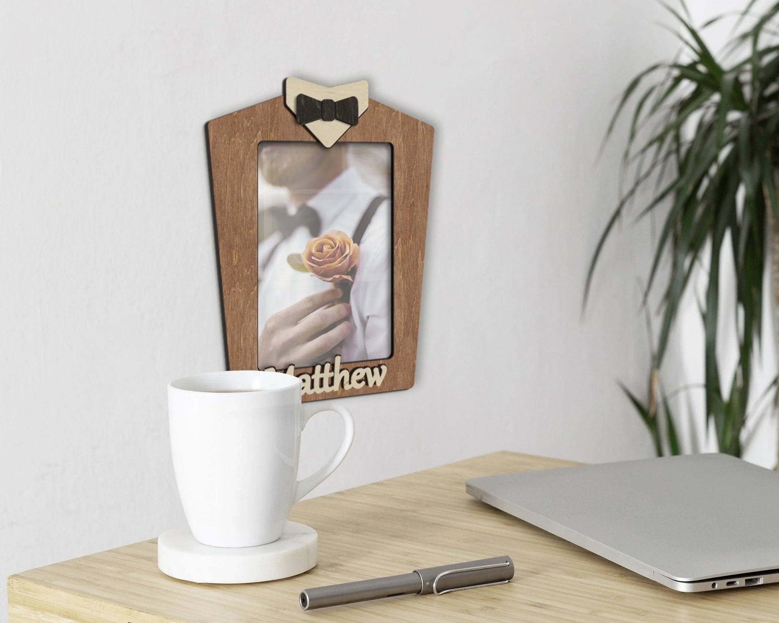Personalized Wedding Suit Frame | Unique Groomsman & Best Man Gift - The Frame Depot