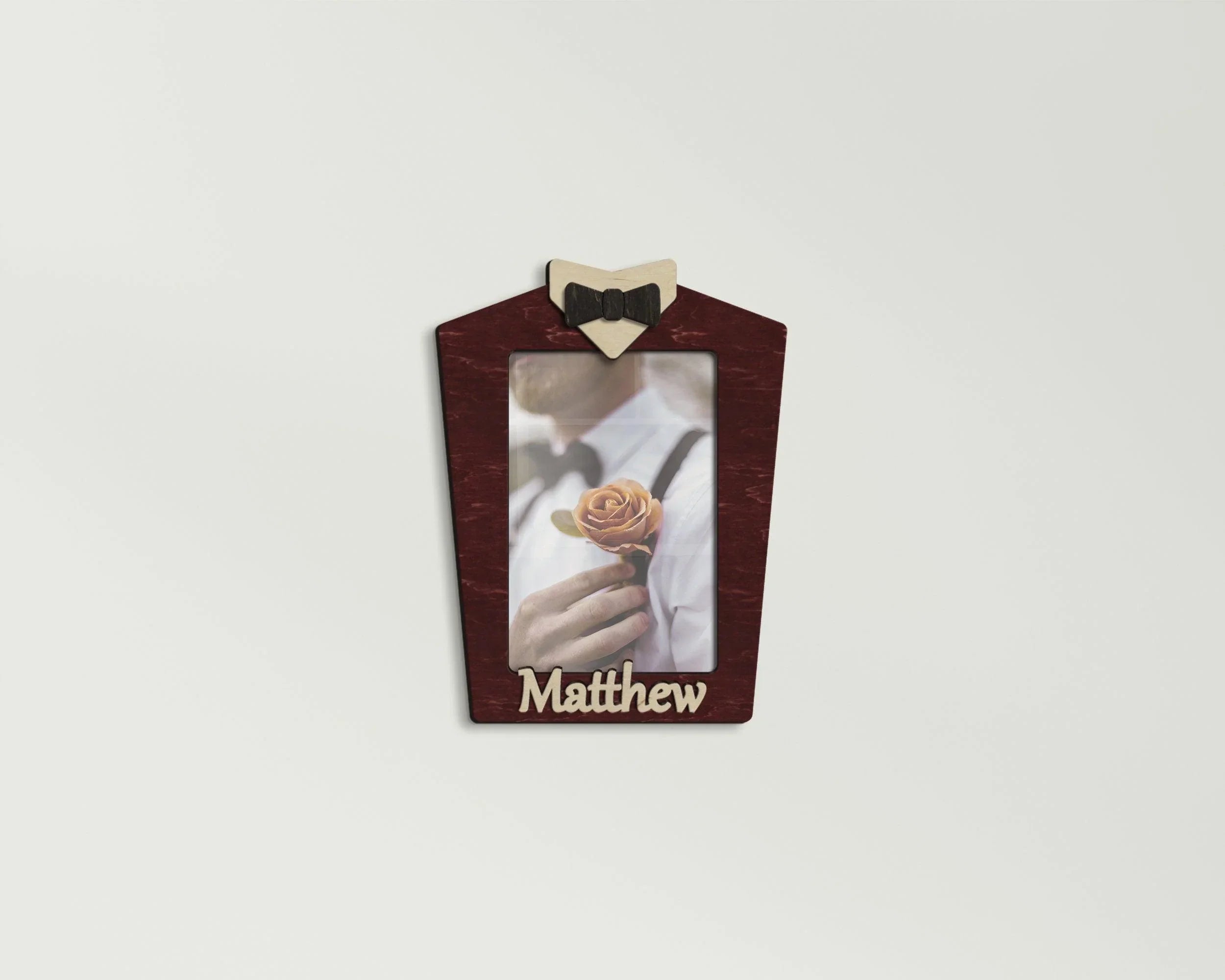 Personalized Wedding Suit Frame | Unique Groomsman & Best Man Gift - The Frame Depot