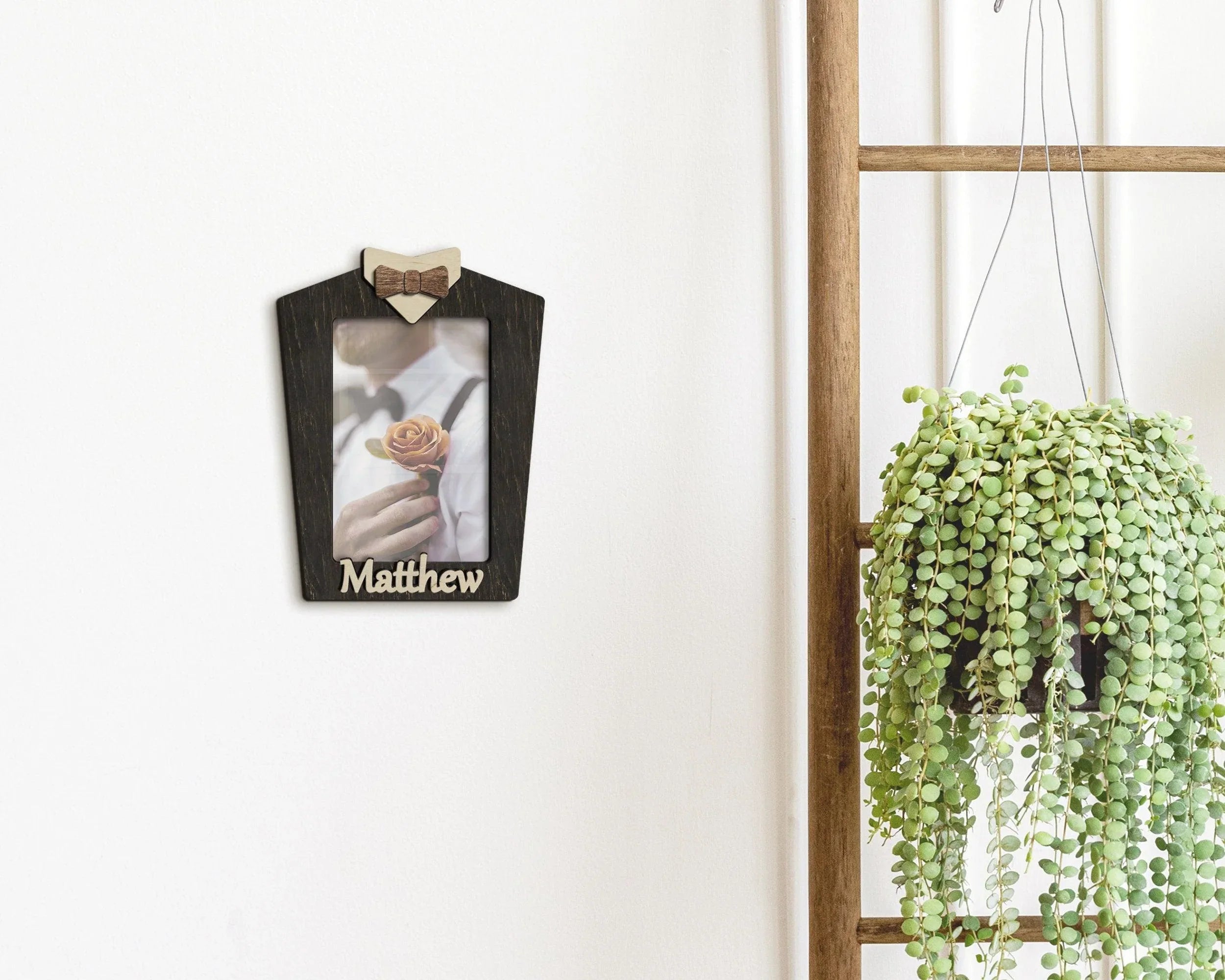Personalized Wedding Suit Frame | Unique Groomsman & Best Man Gift - The Frame Depot