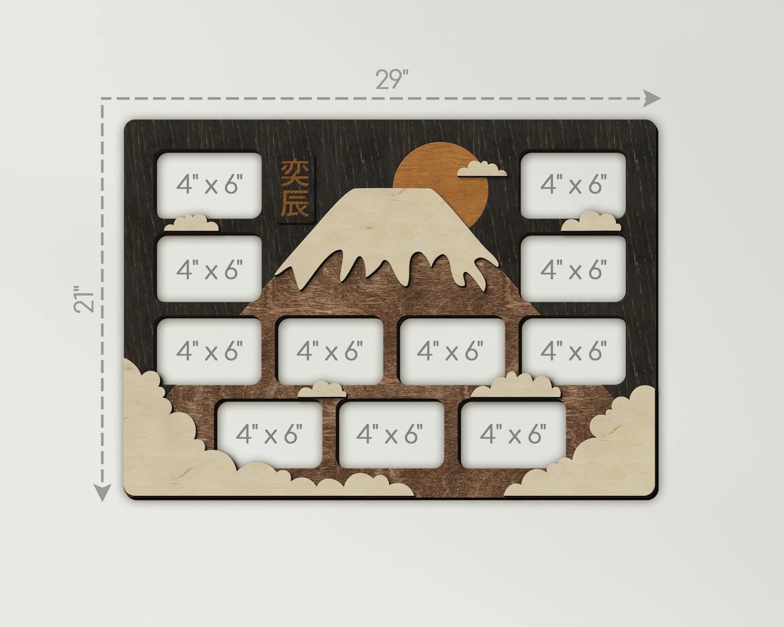 Mount Fuji Picture Frame Collage | Asian Wall Decor - The Frame Depot
