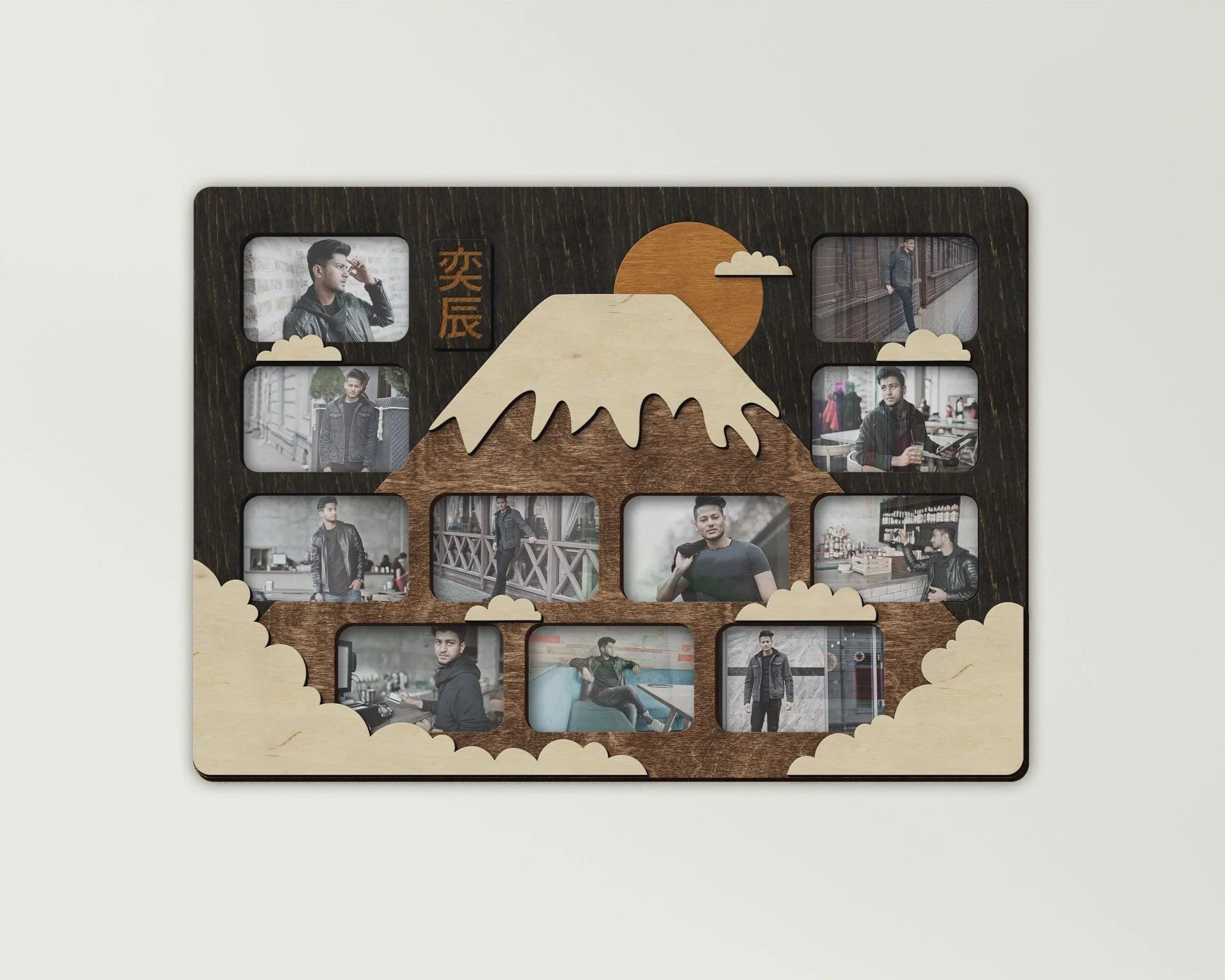 Mount Fuji Picture Frame Collage | Asian Wall Decor - The Frame Depot