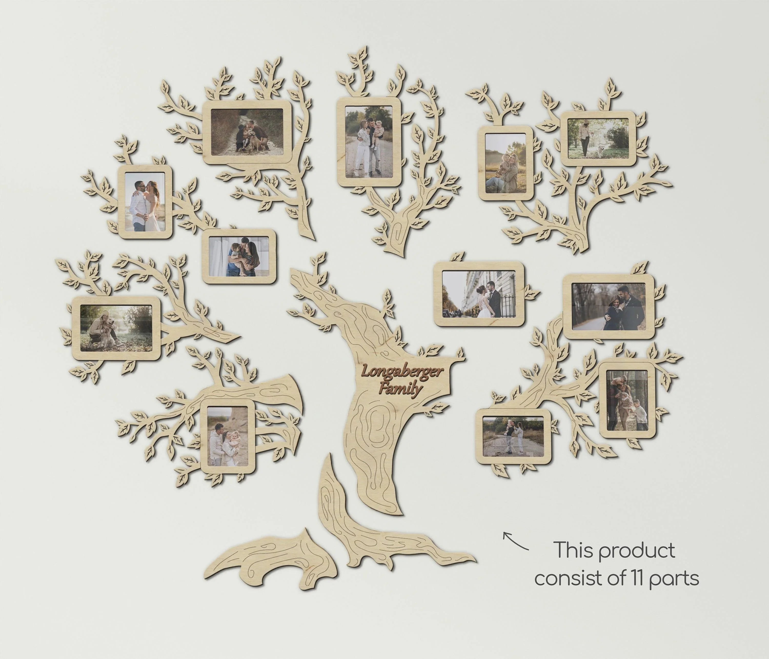 Large Family Tree Collage | Genealogical Tree | Picture Frames - The Frame Depot