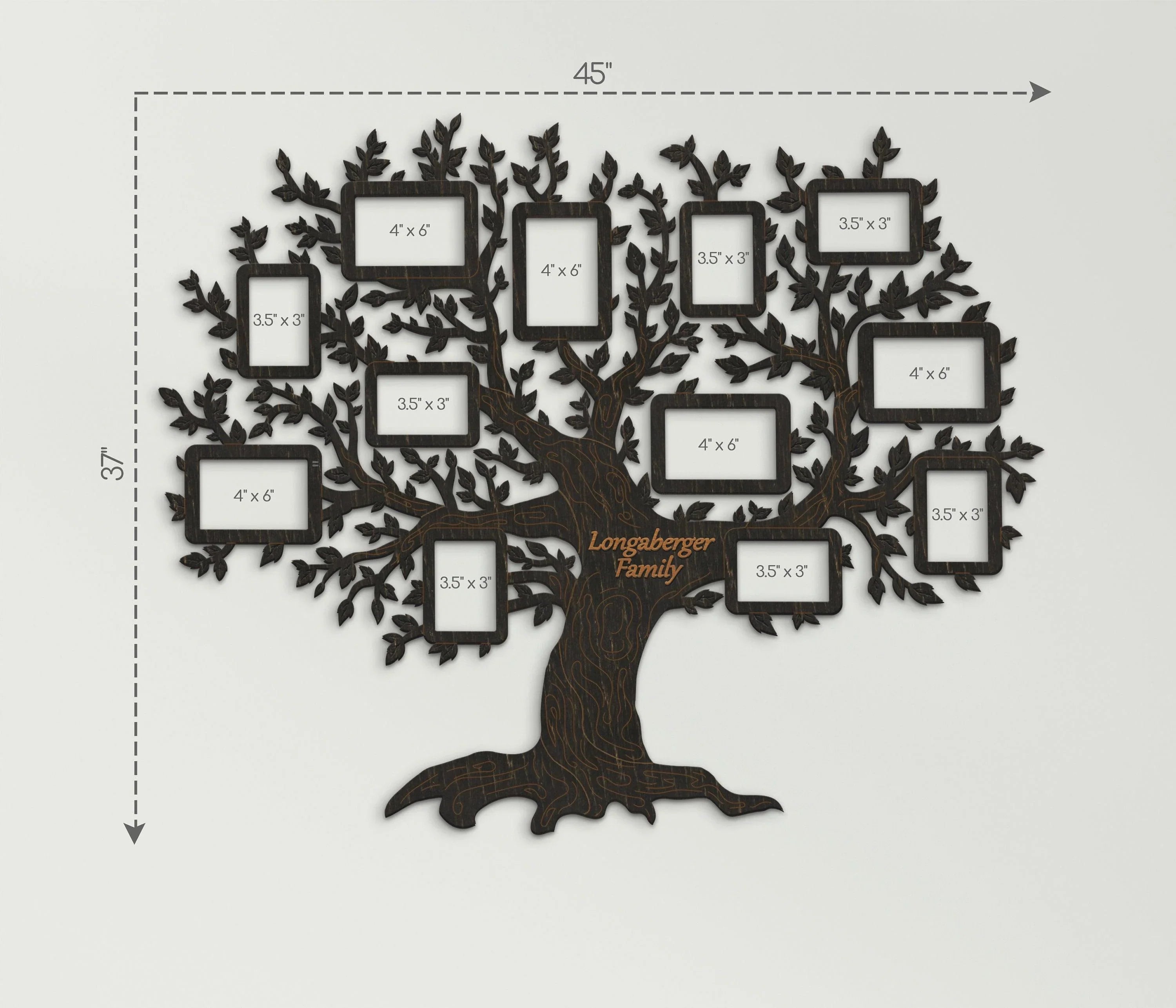 Large Family Tree Collage | Genealogical Tree | Picture Frames - The Frame Depot