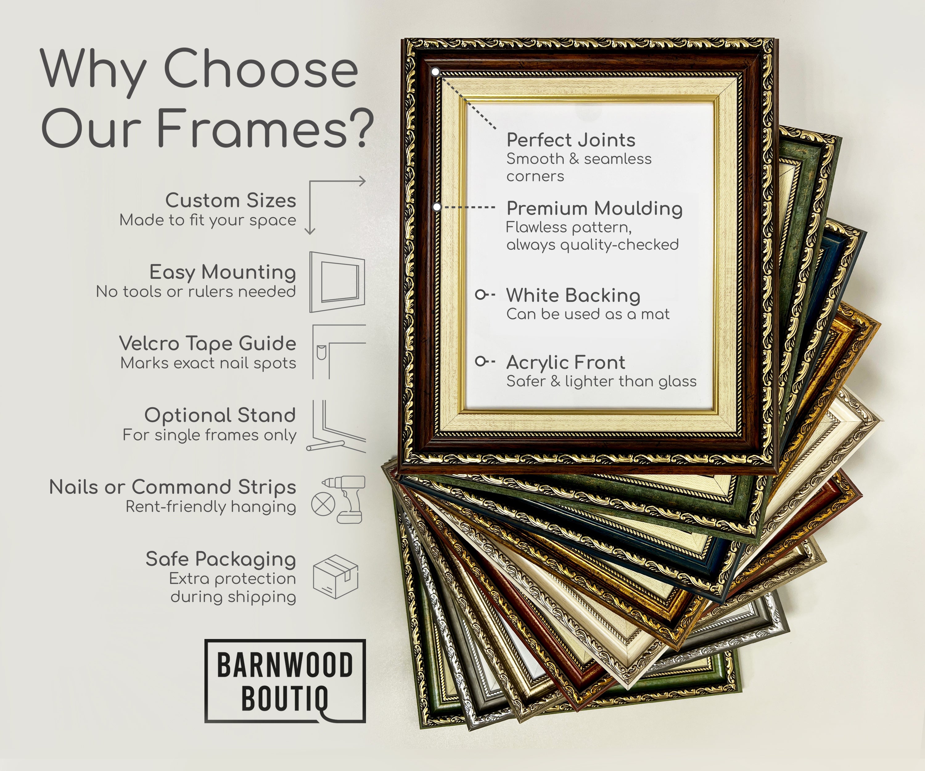 Baroque Vintage Picture Frames