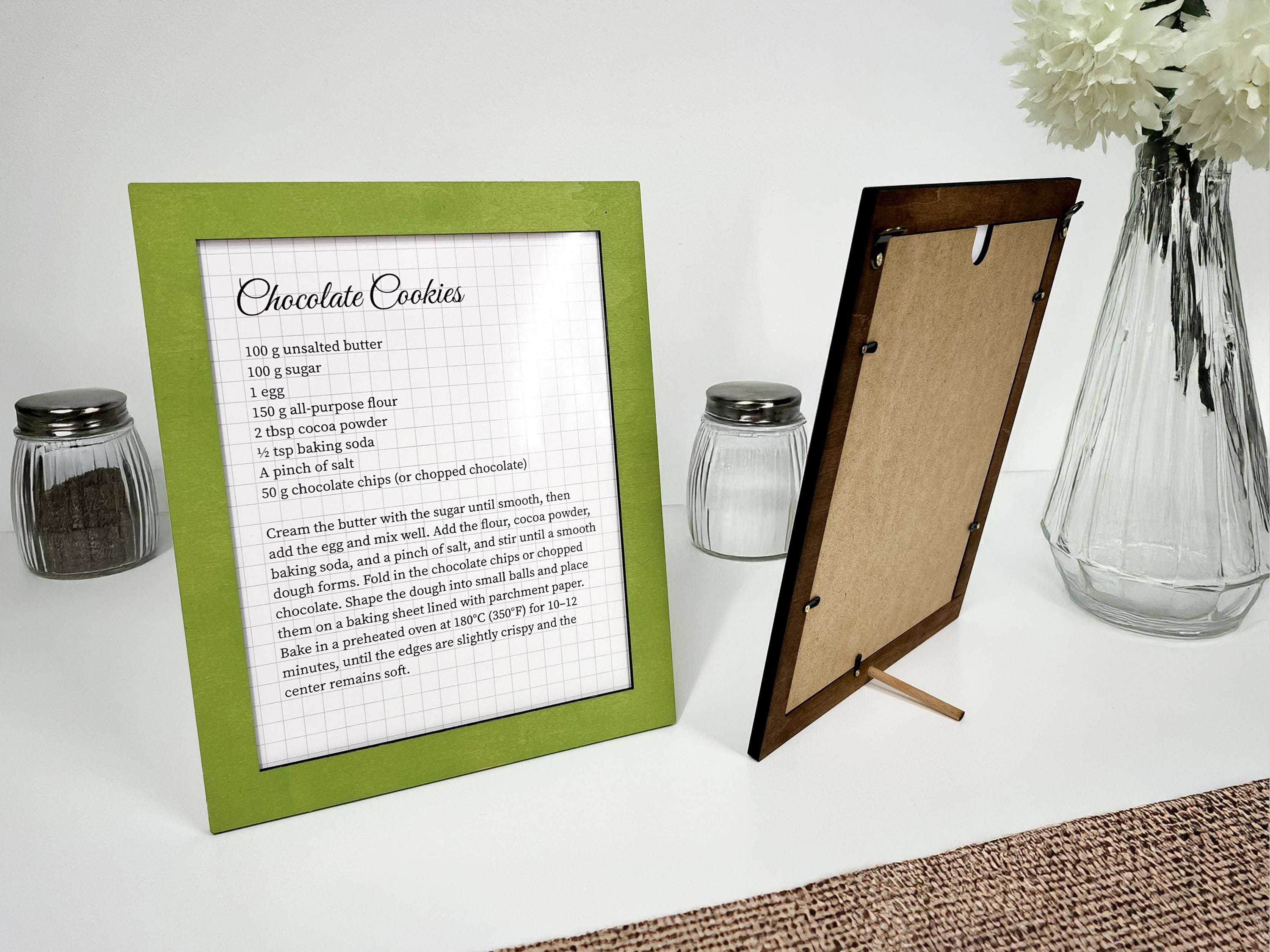 Handwritten Recipe Print Frame – Custom Grandma's Recipe for Gift