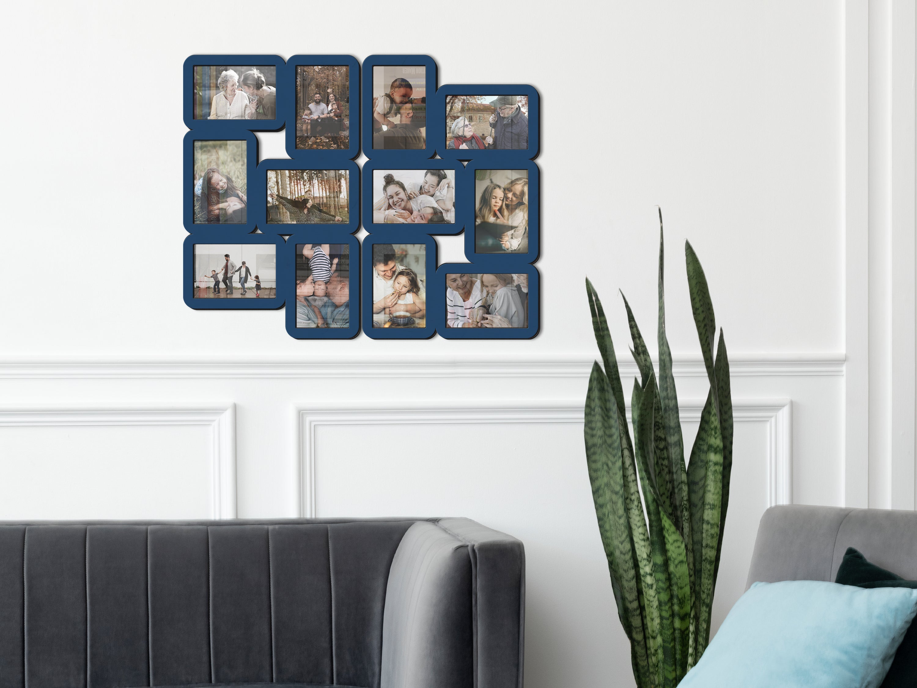 30 Piece Picture Frame Collage | Large wall photo gallery | Family photo frame